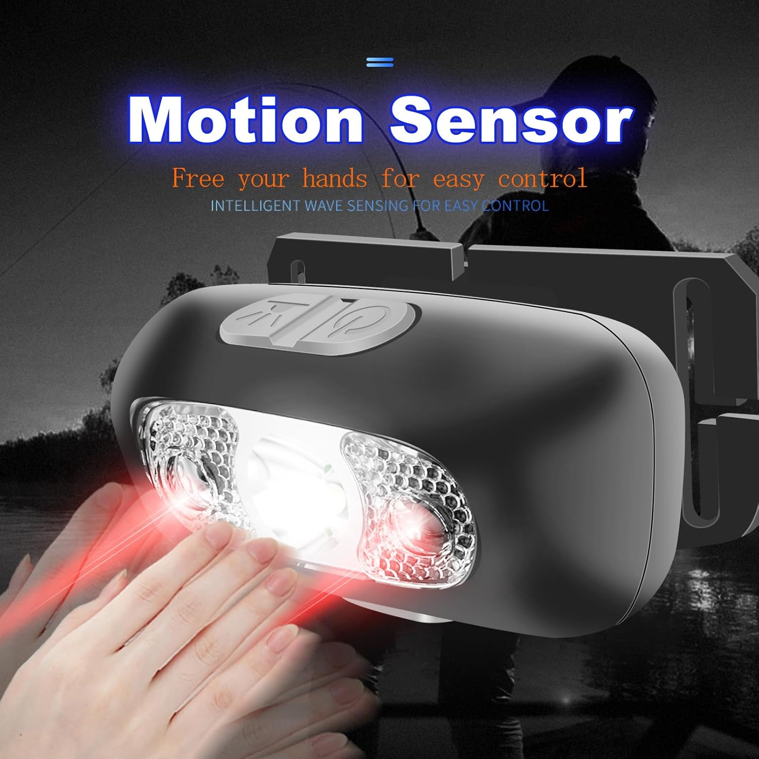 Stylish Waterproof Headlamp for Day Night