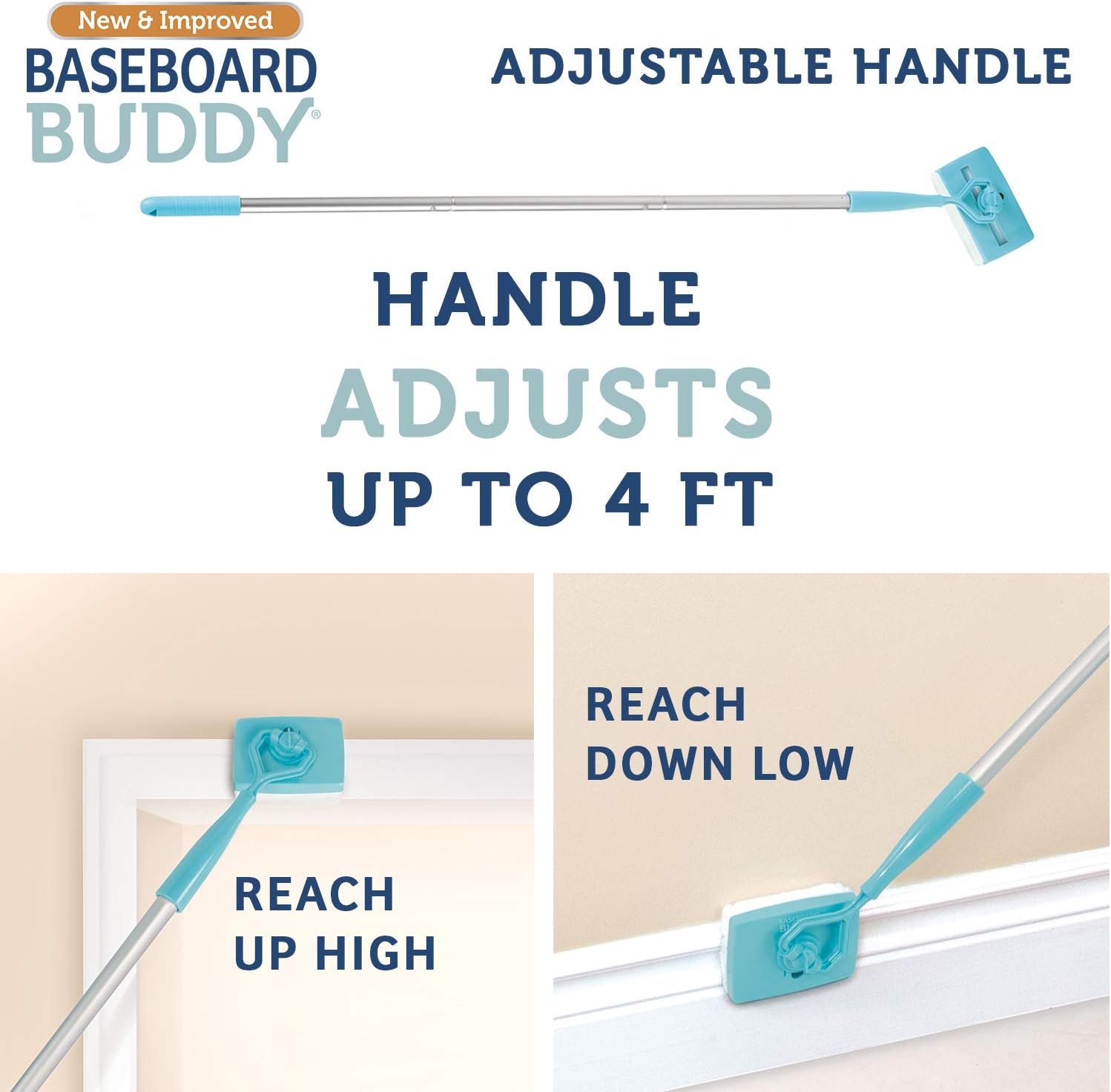 Baseboard Buddy Refills - 20Pack Microfiber Replacement Pads