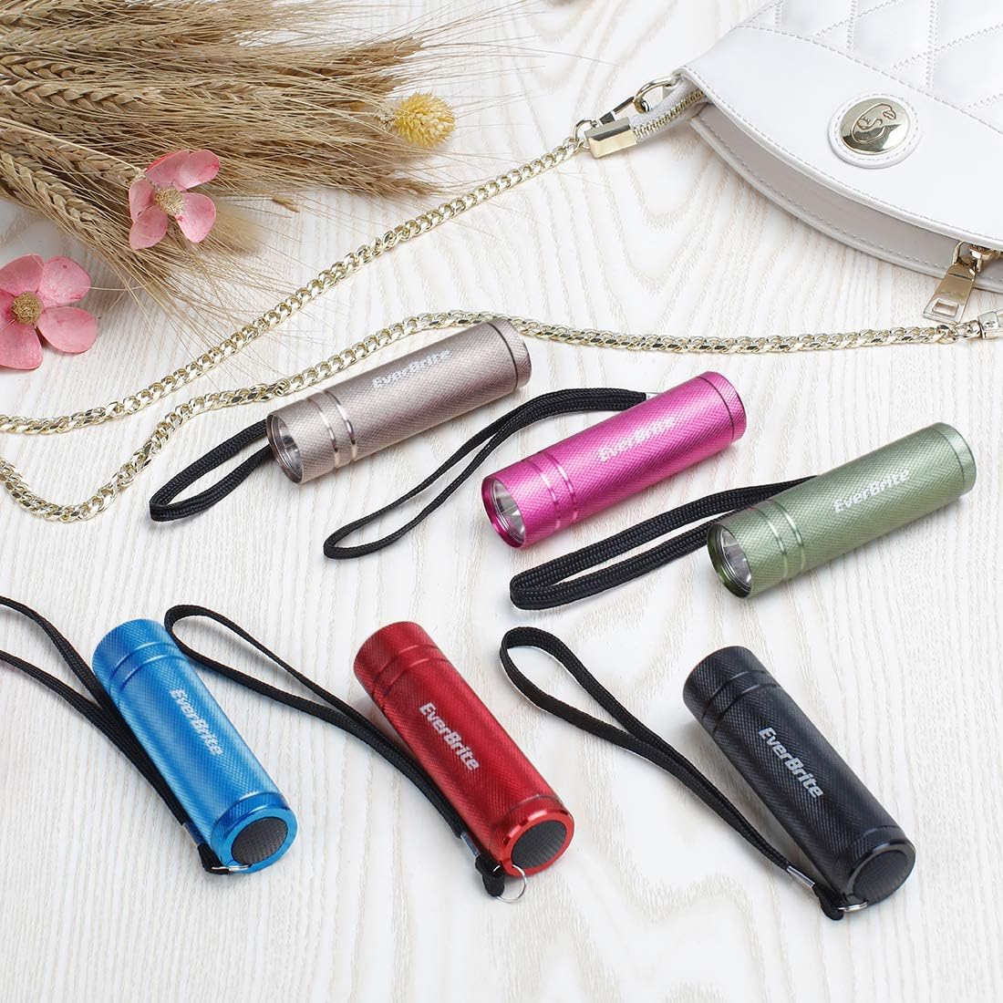 30-Pack Mini Flashlights Set Rechargeable Headlamp for Kids
