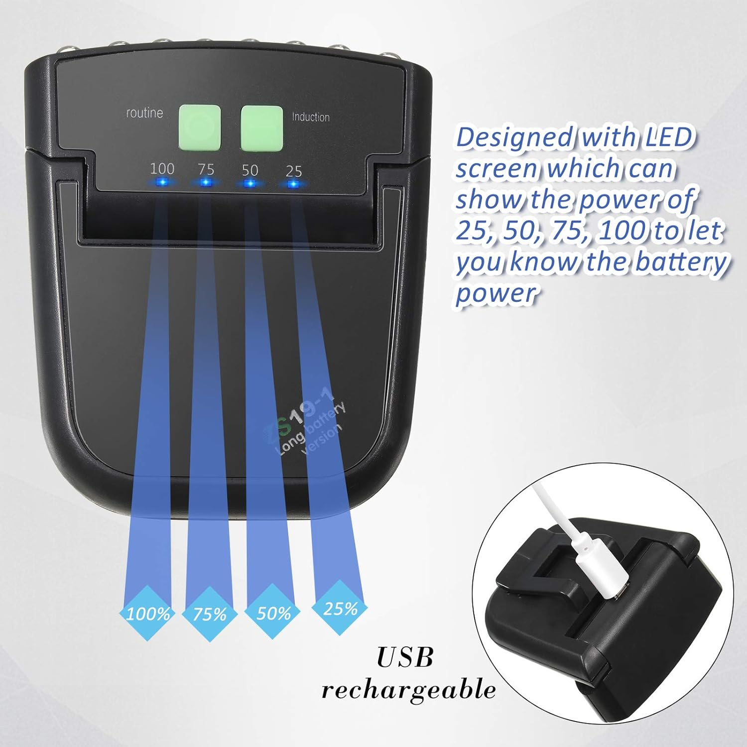 Waterproof Rechargeable 6 LED Cap Lights