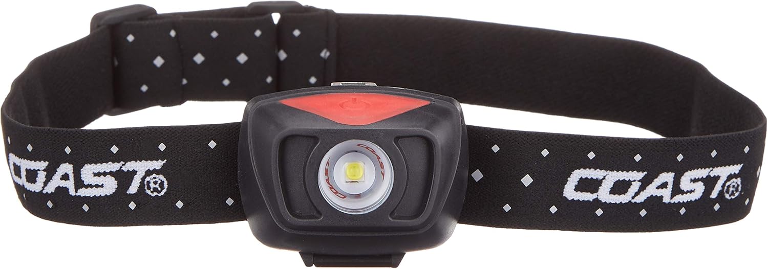 Coast Polysteel 400 Lumen Headlamp Black