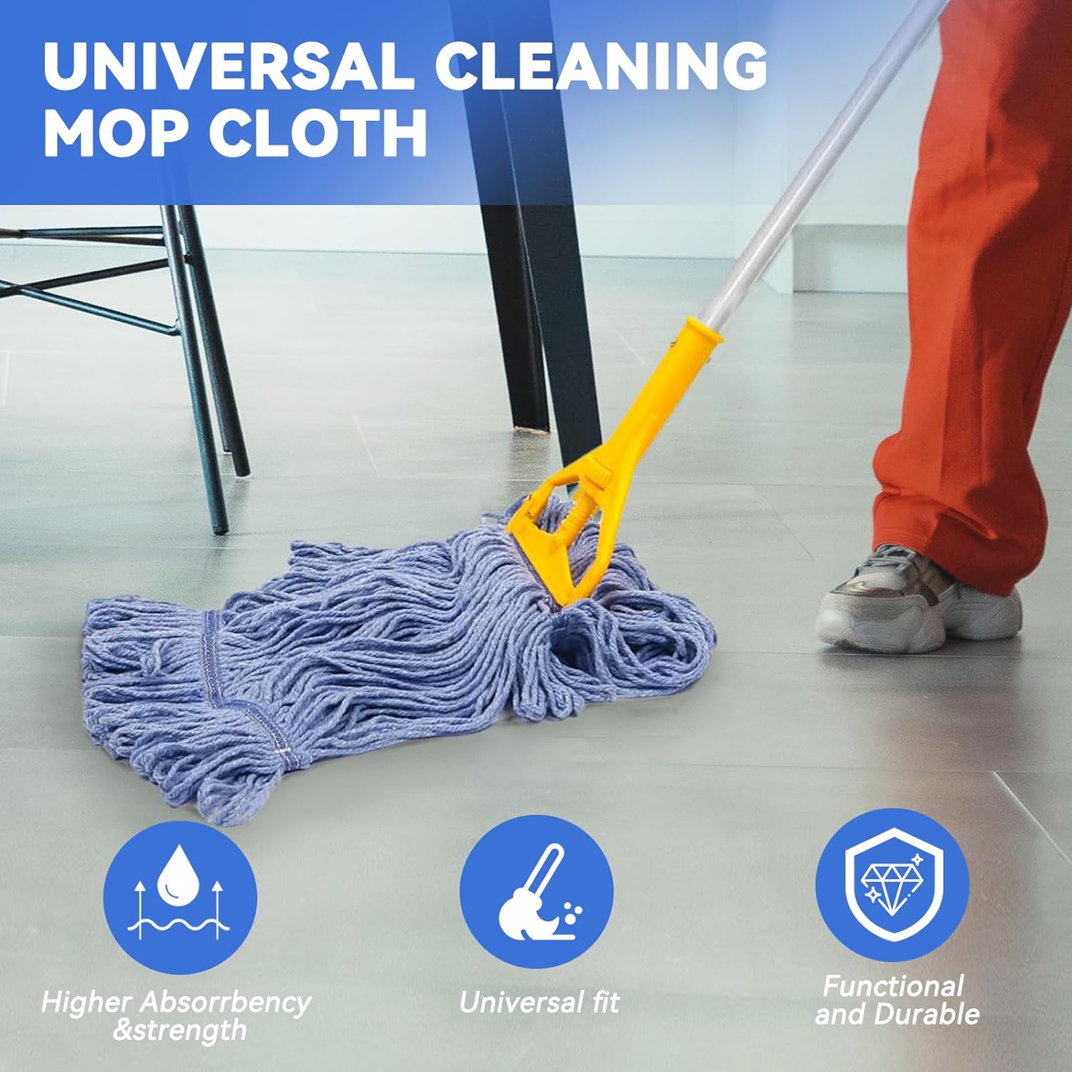 Commercial Heavy Duty Mop Heads Replacement