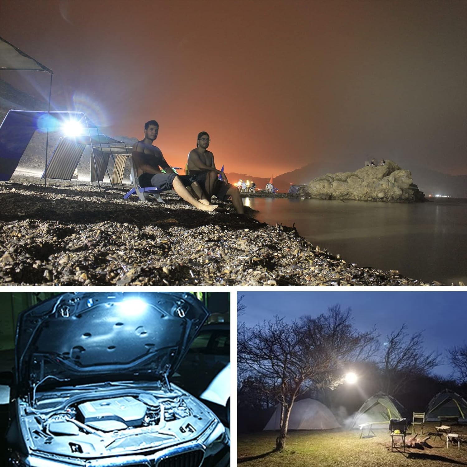Fathers Day Gift iodoo 16500mAh 3000LM 60W Rechargeable Electric Lantern