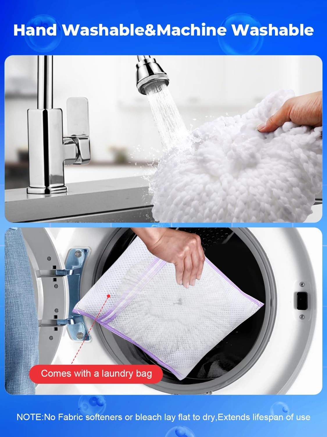 Bublador 4-Piece Set Compatible Mop Head with EasyWring Mop System