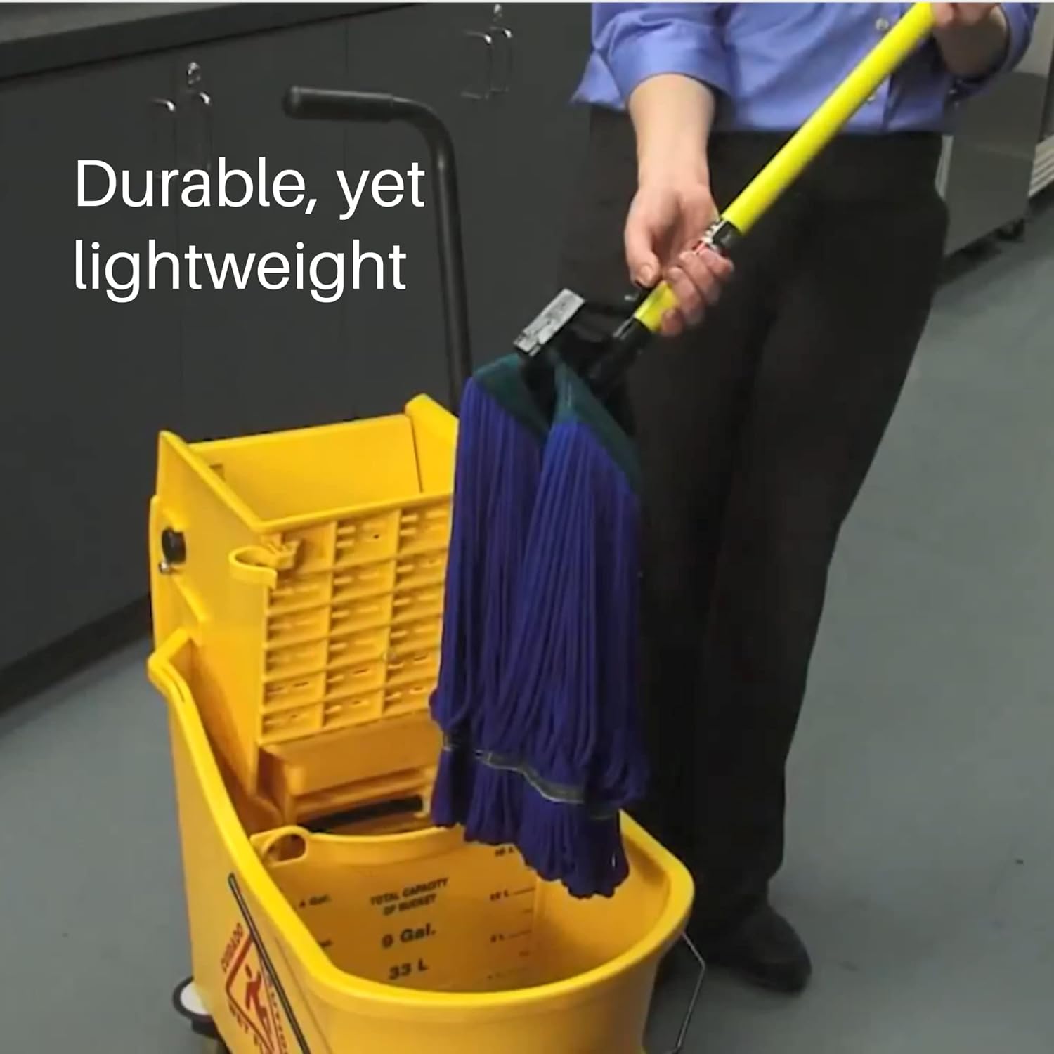 Quick Change Mop Stick Yellow