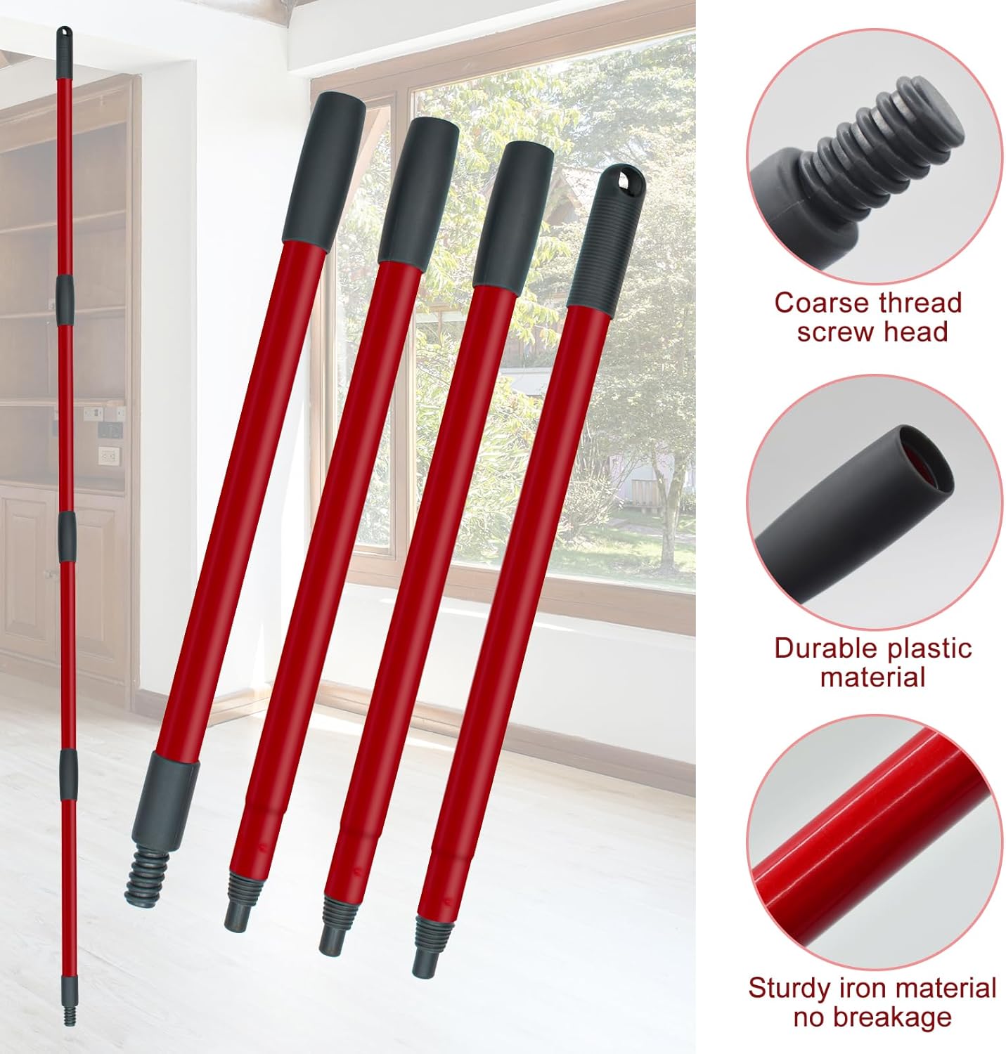 Compact Ocedar Mop Handle Replacement 30-58 Cedar