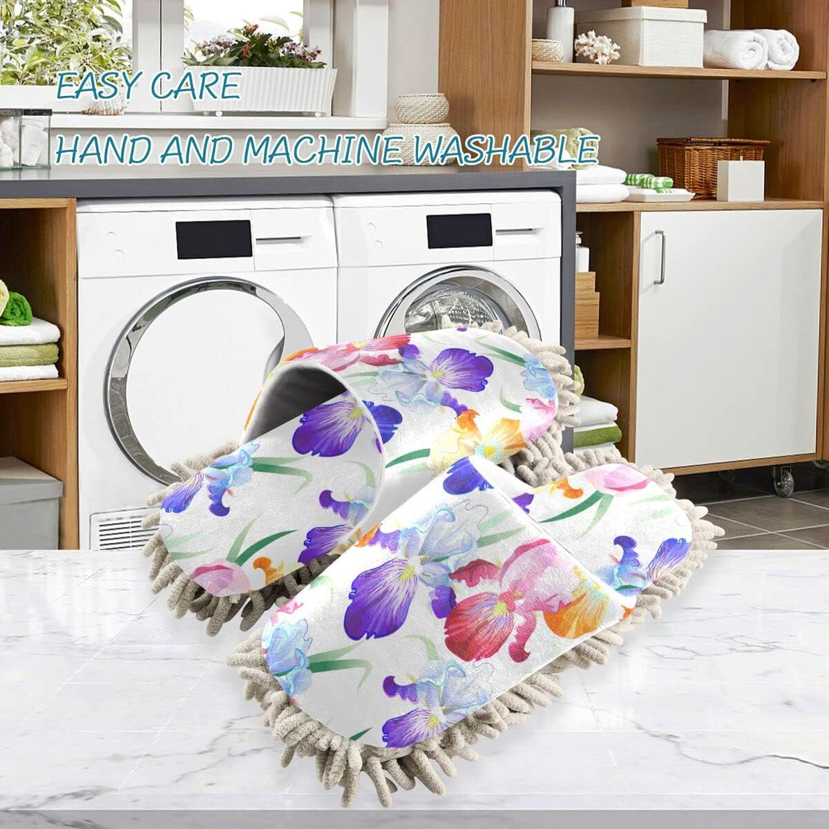 Iris Floor Mop Slippers