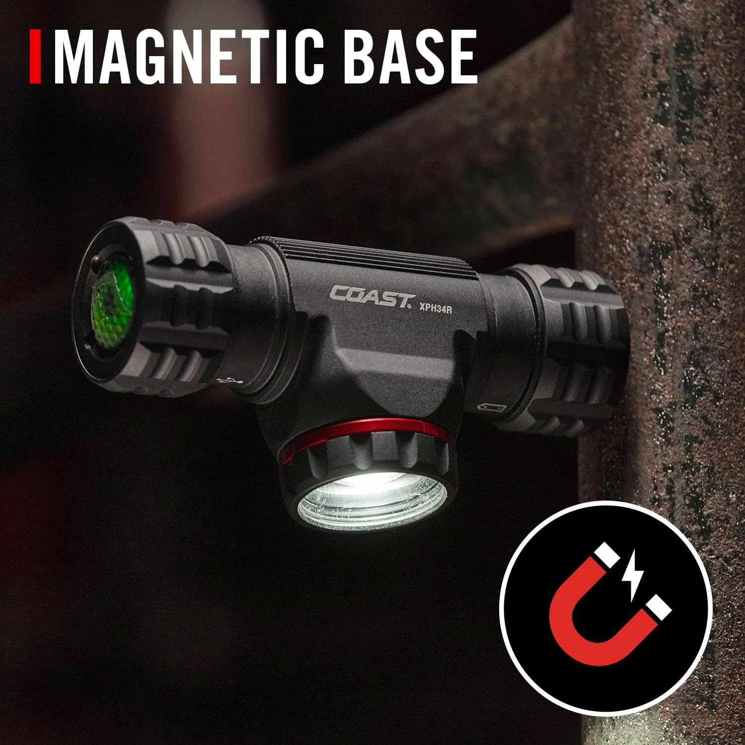 Coast XPH34R Rechargeable Dual Power Headlamp