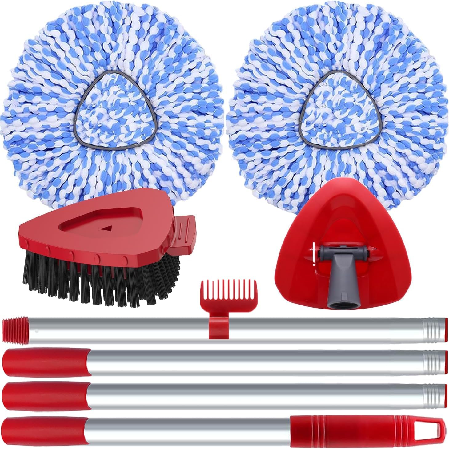 2 Pack Replaceable Spin Mop Heads for O Cedar RinseClean 2 Tank