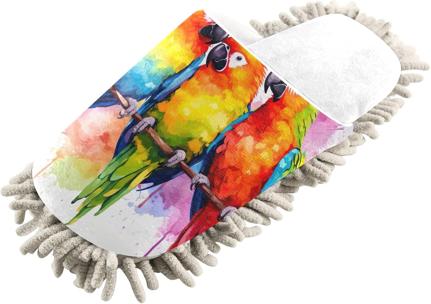 Colorful Branch Mop Slippers for Office Home