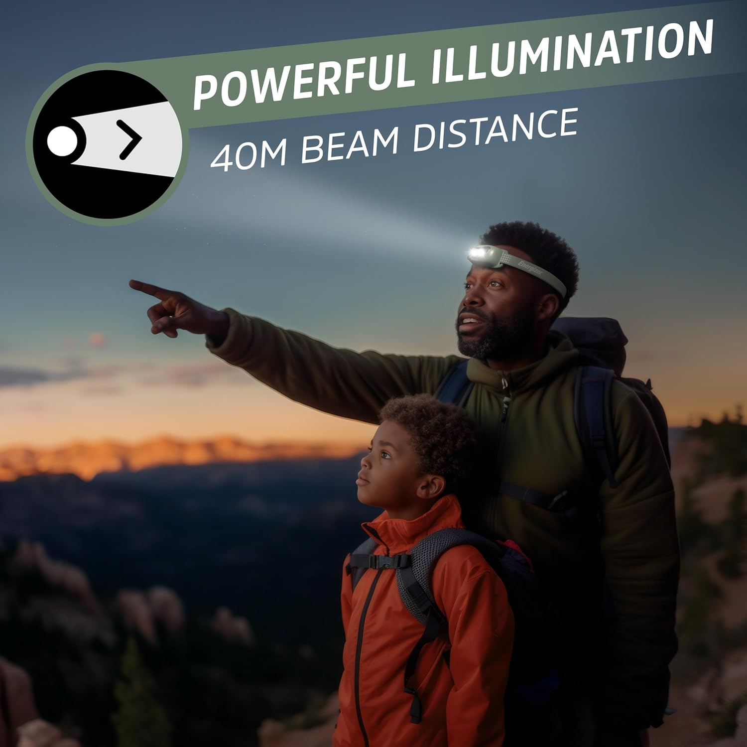 Energizer Universal LED Headlamp Pack of 2
