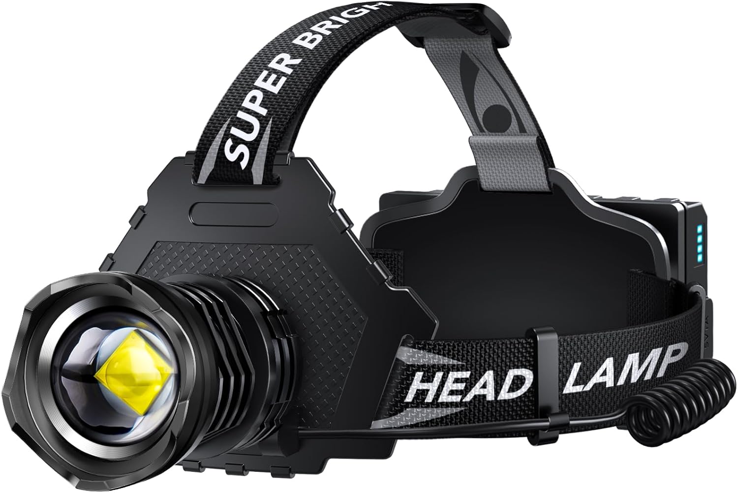 orsch_midfielder 990000 High Lumens Rechargeable Headlamp