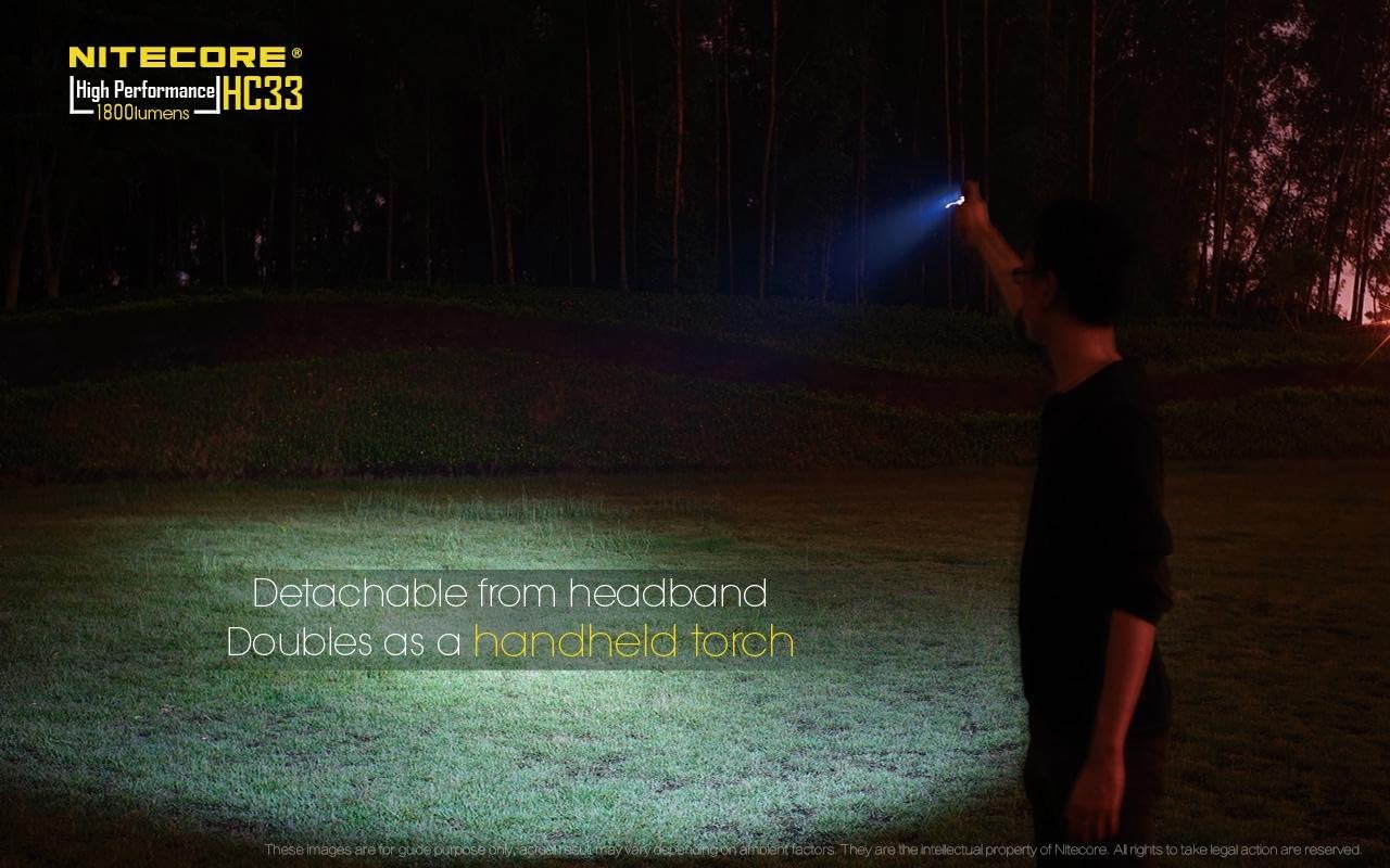 Nitecore HC33 XHP35 Headlamp Combo