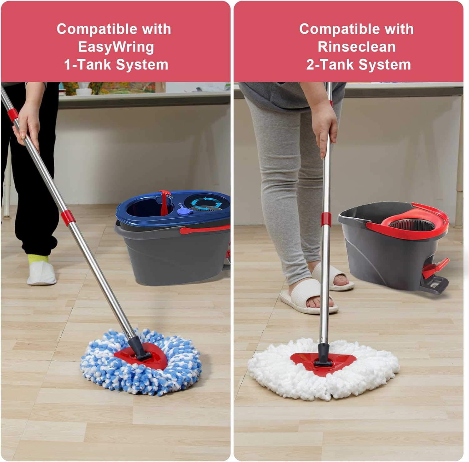 Pro-Grade 4-Section Mop Handle