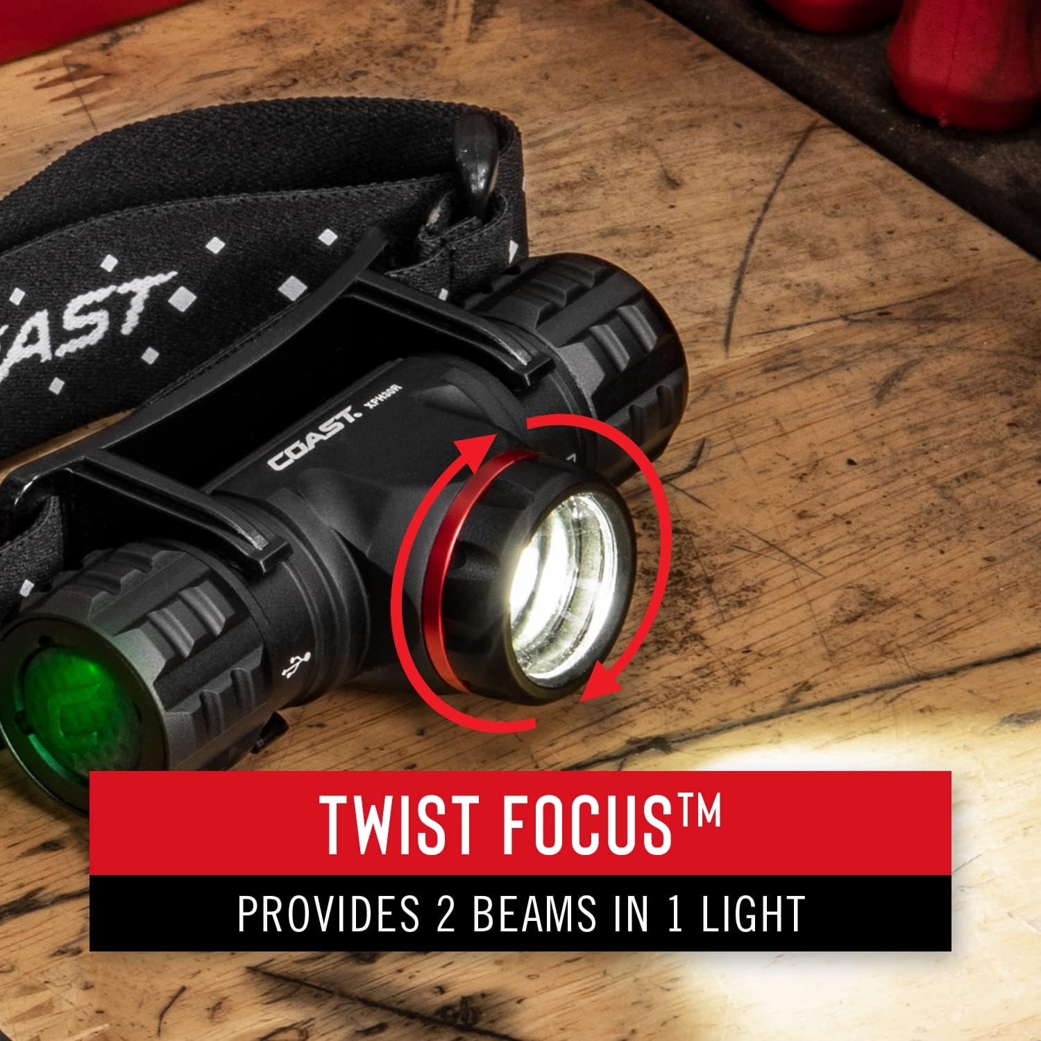 Coast Dual 575 1000 Lumen Headlamp Complete Set