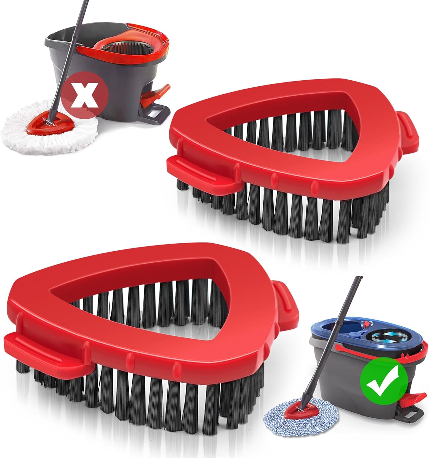 Perfect Scrub Brush for O-Cedar 2 Tank System