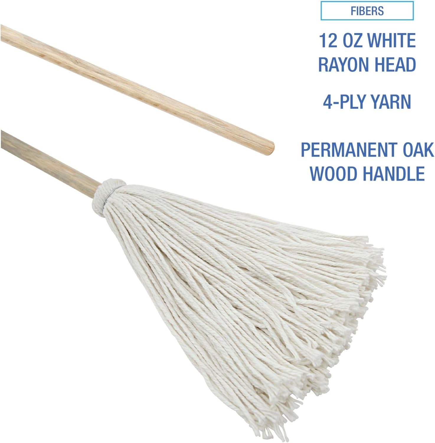 48x5 CottonSynthetic Blend Dust Mop Head Powerful Cleaning Tool