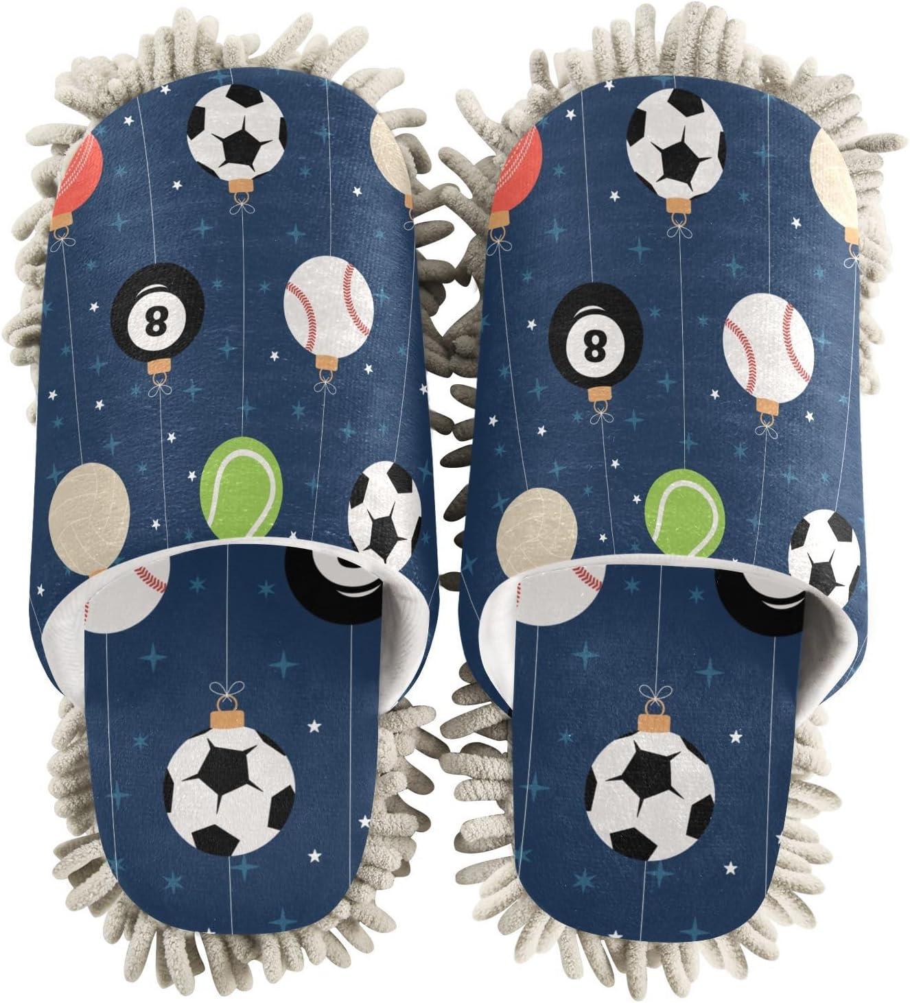 Kigai Microfiber Slippers with Mopping Function for Floors Cleaners