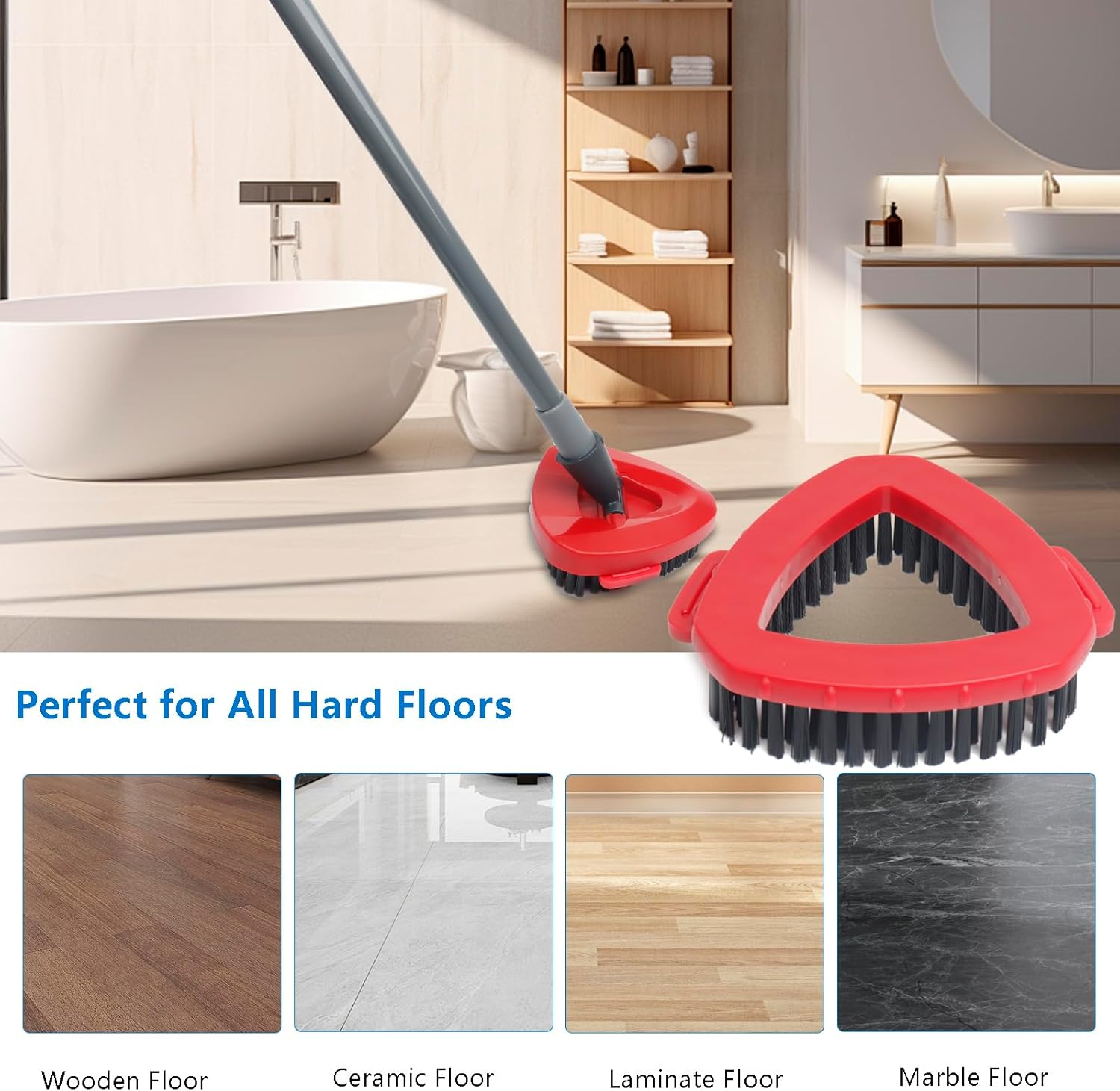 2-Piece Scrubber Brush for O Cedar 2 Tank System