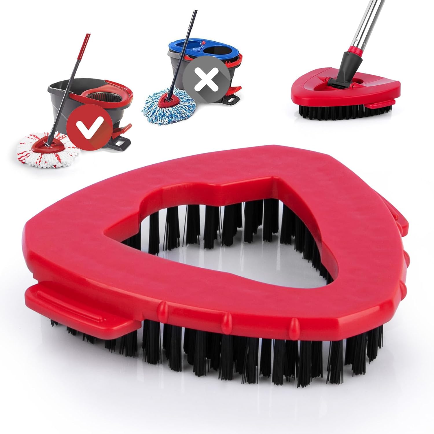 Ucoolbe Spin Mop Scrub Brush Replacement Head