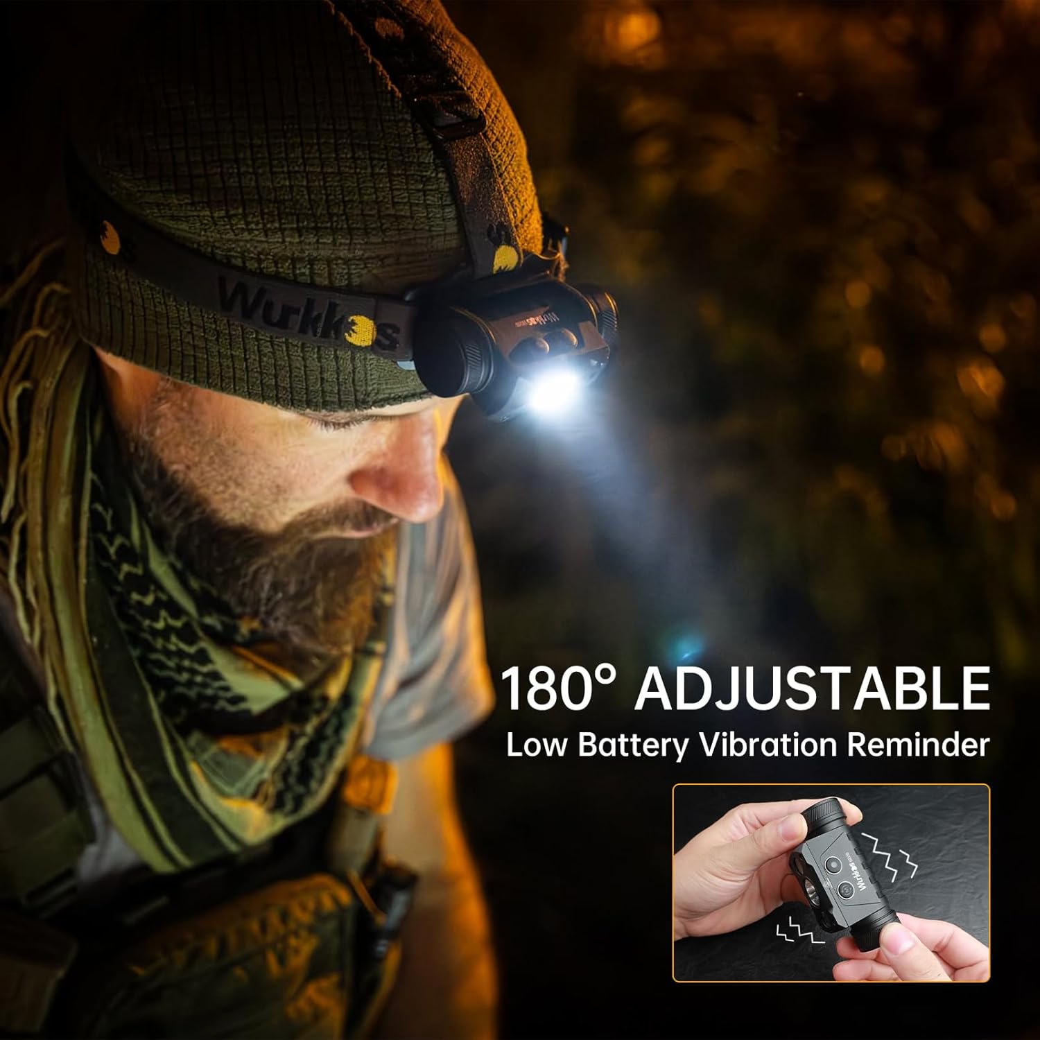 Wurkkos Super Bright Red Headlamp