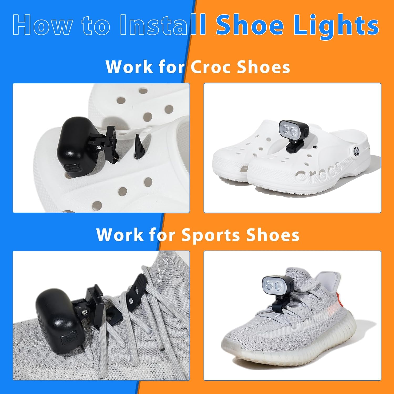 Croc Lights - Brighter Safer Durable