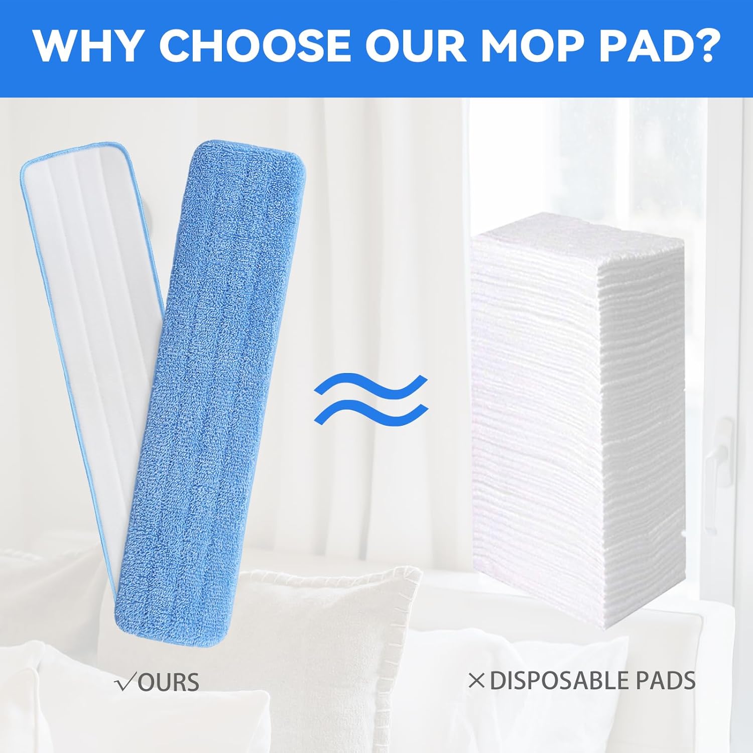 36 Microfiber Mop Pad Set