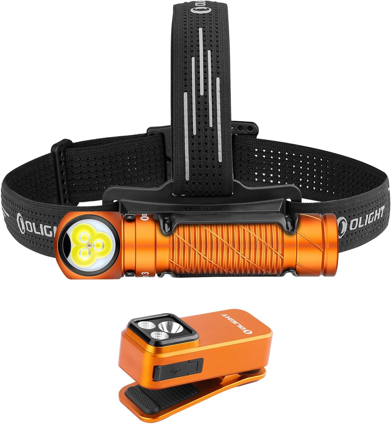 Rechargeable Headlight with LED Bundle