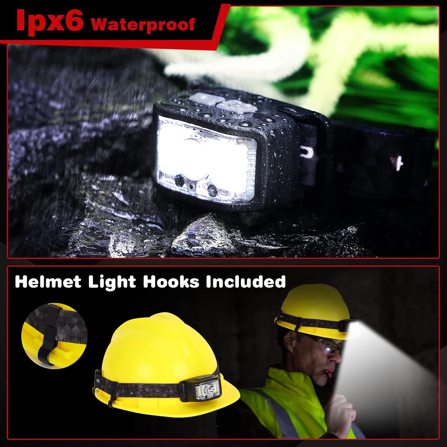 2000 Lumens Headlamp