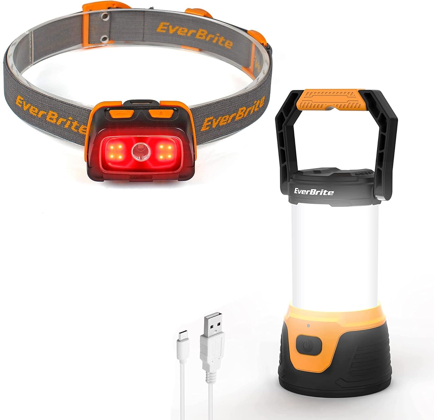EverBrite 300 Lumens Headlamp 1000LM Rechargeable Camping Lantern