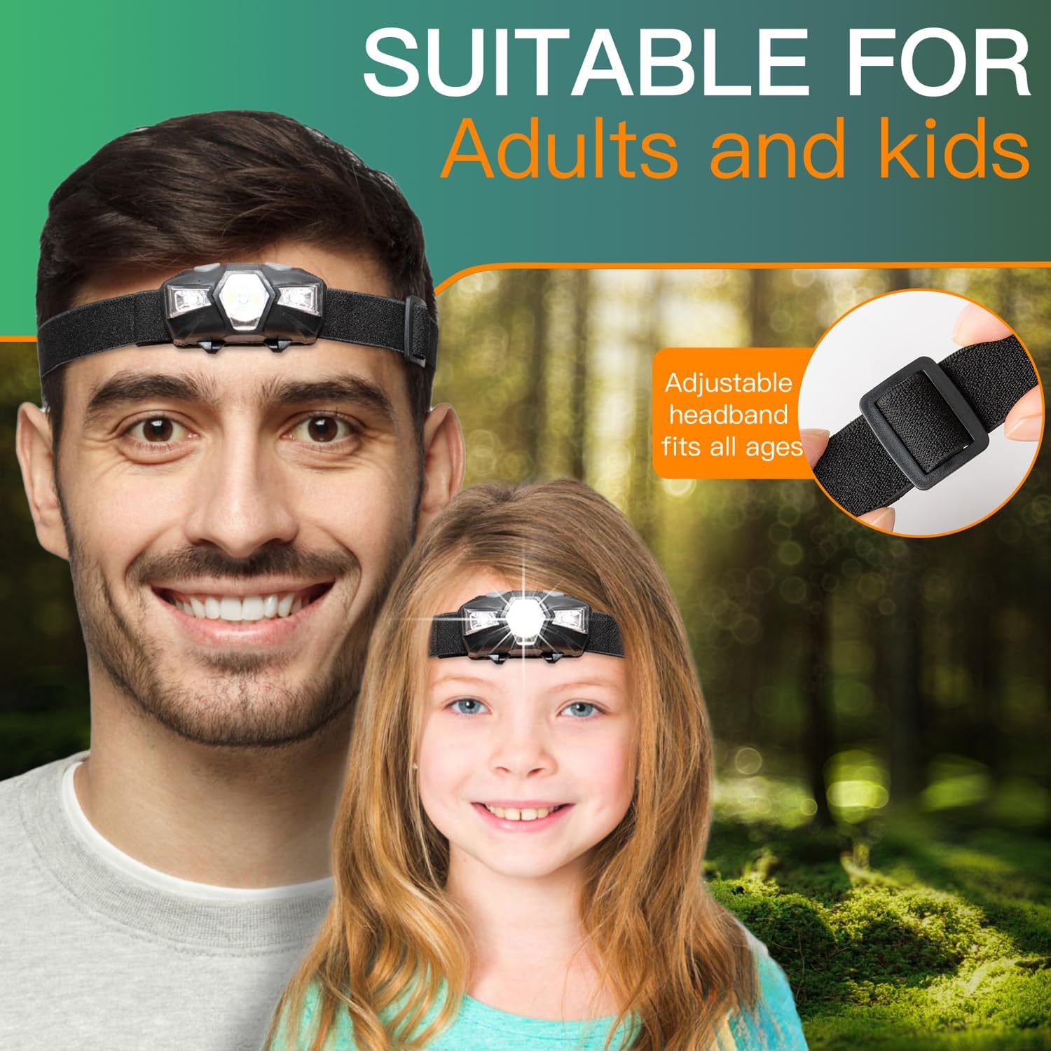 30-Pack LED Headlamp Red Light Perfect for Emergencies