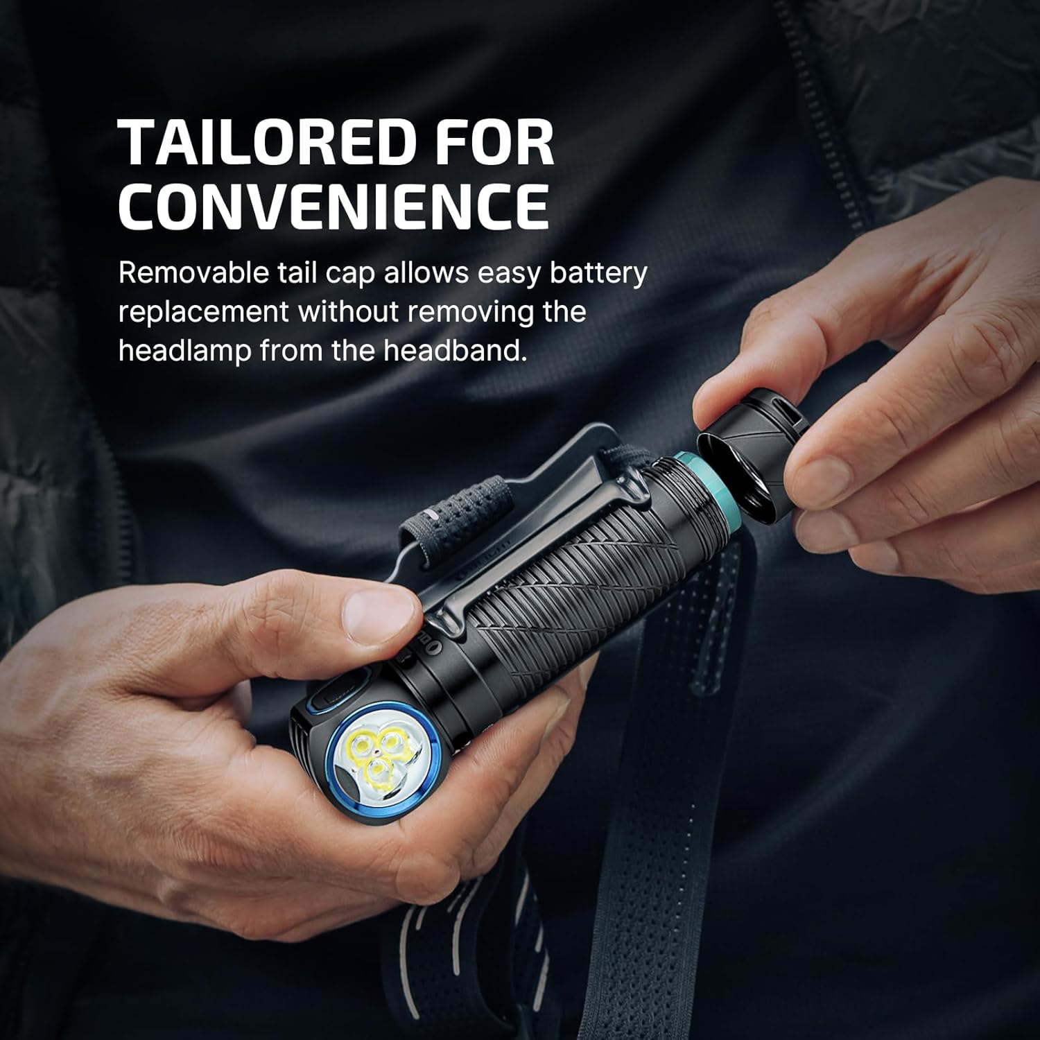 3000 Lumens Rechargeable Headlamp for Camping Outdoor Use