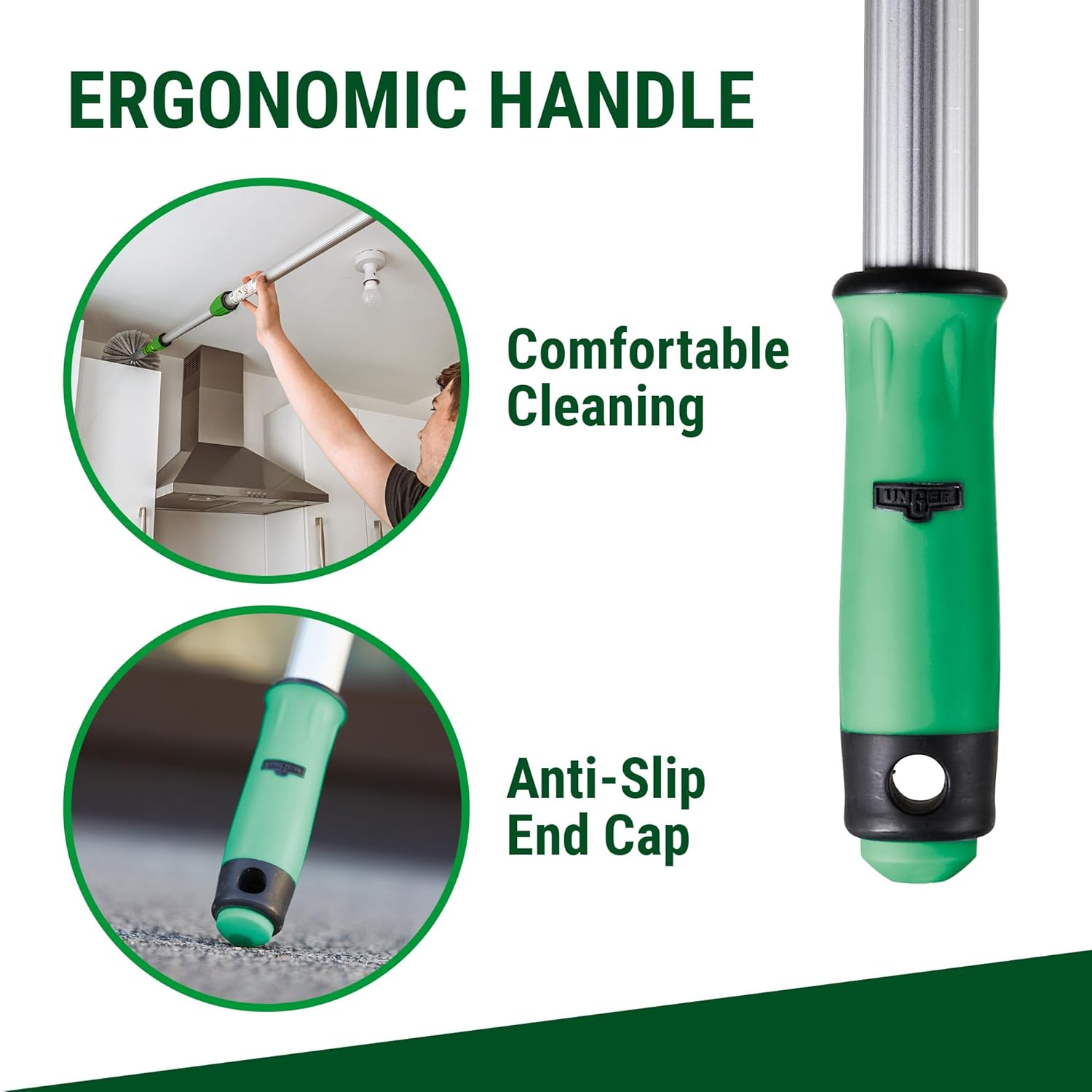 Durable 14 Aluminum Extension Pole with Easy Tool Storage