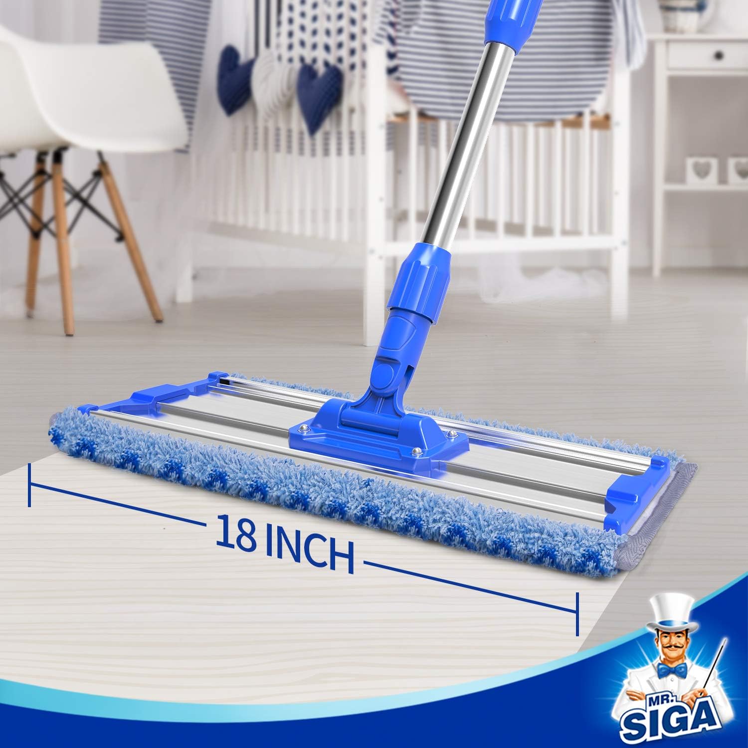 MRSIGA 18 Professional Microfiber Mop