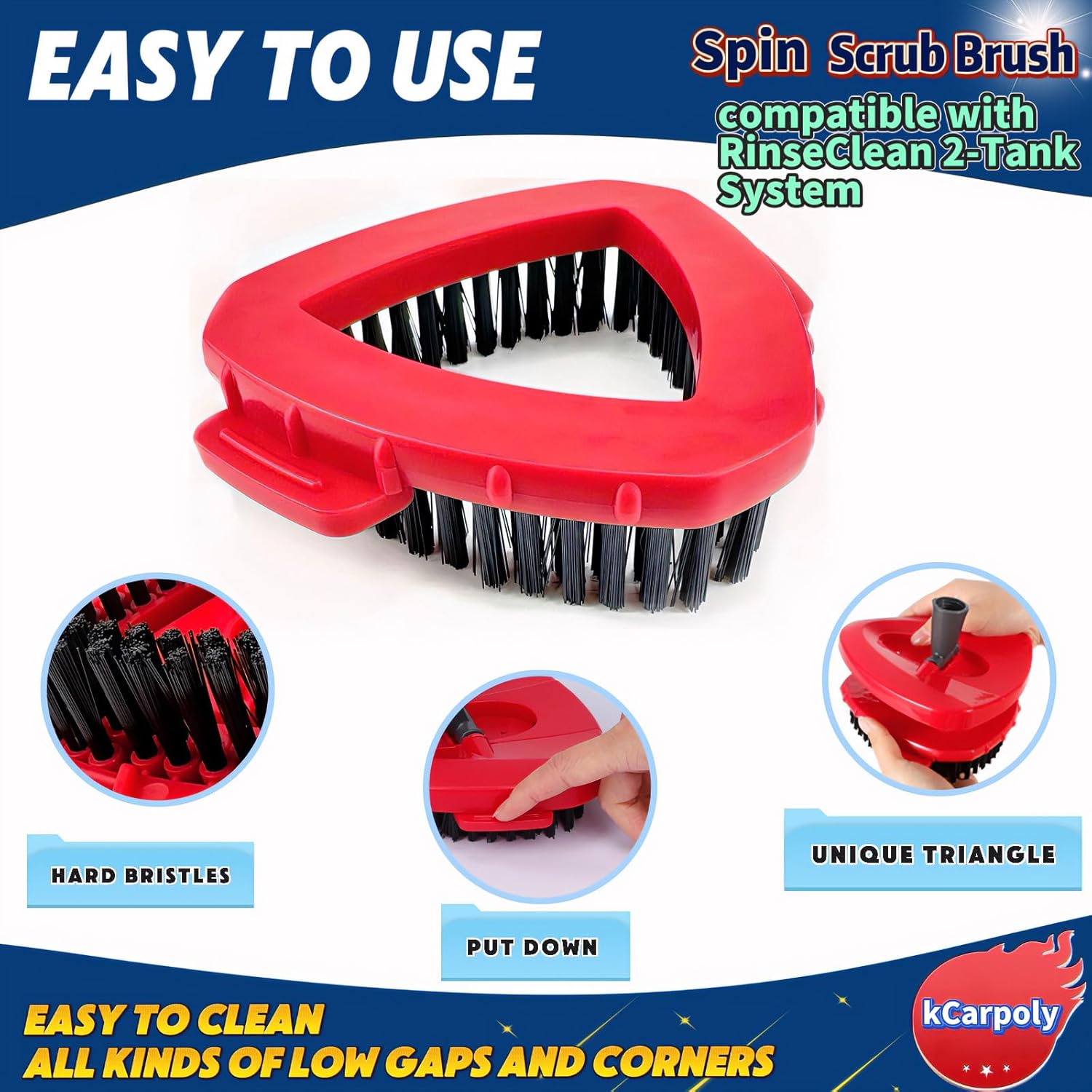 Durable Mop Brush Perfect for Tile More