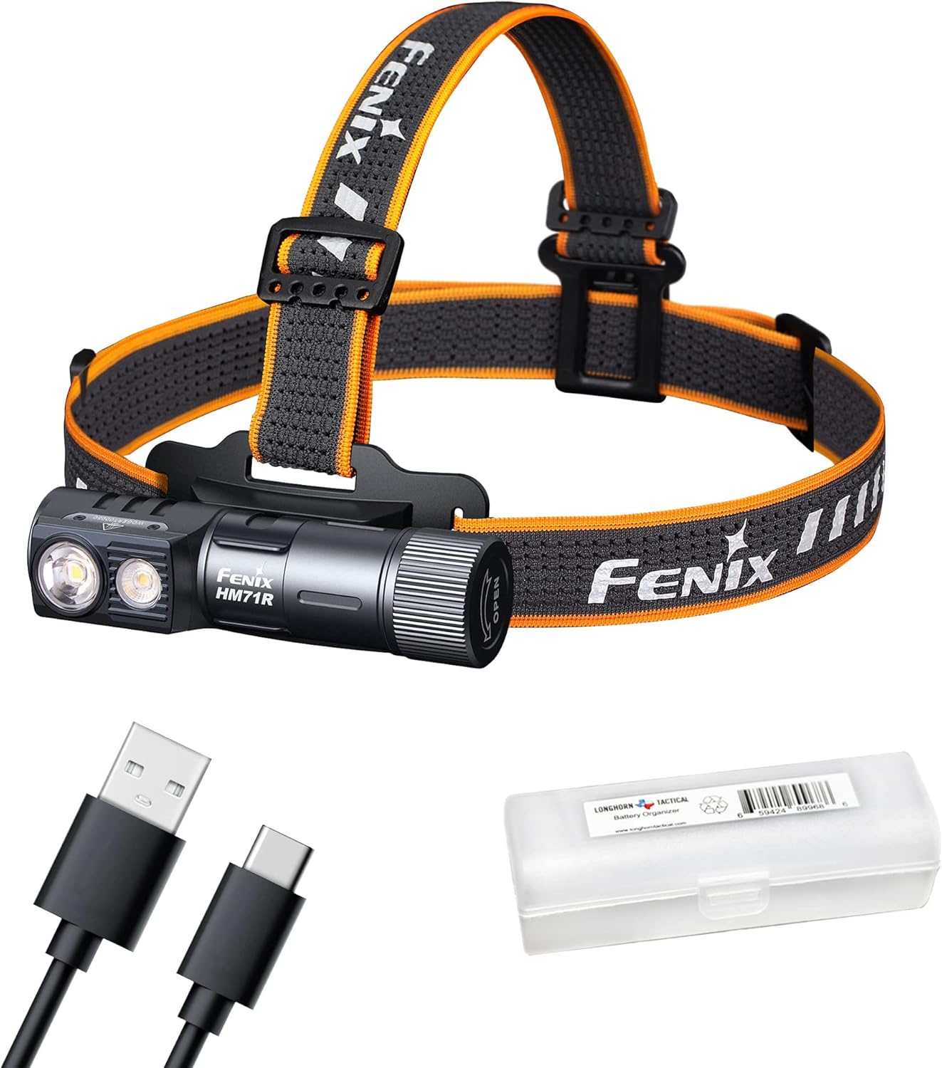 Fenix HM71R Rechargeable Headlamp - Super Bright 2700 Lumen Spotlight