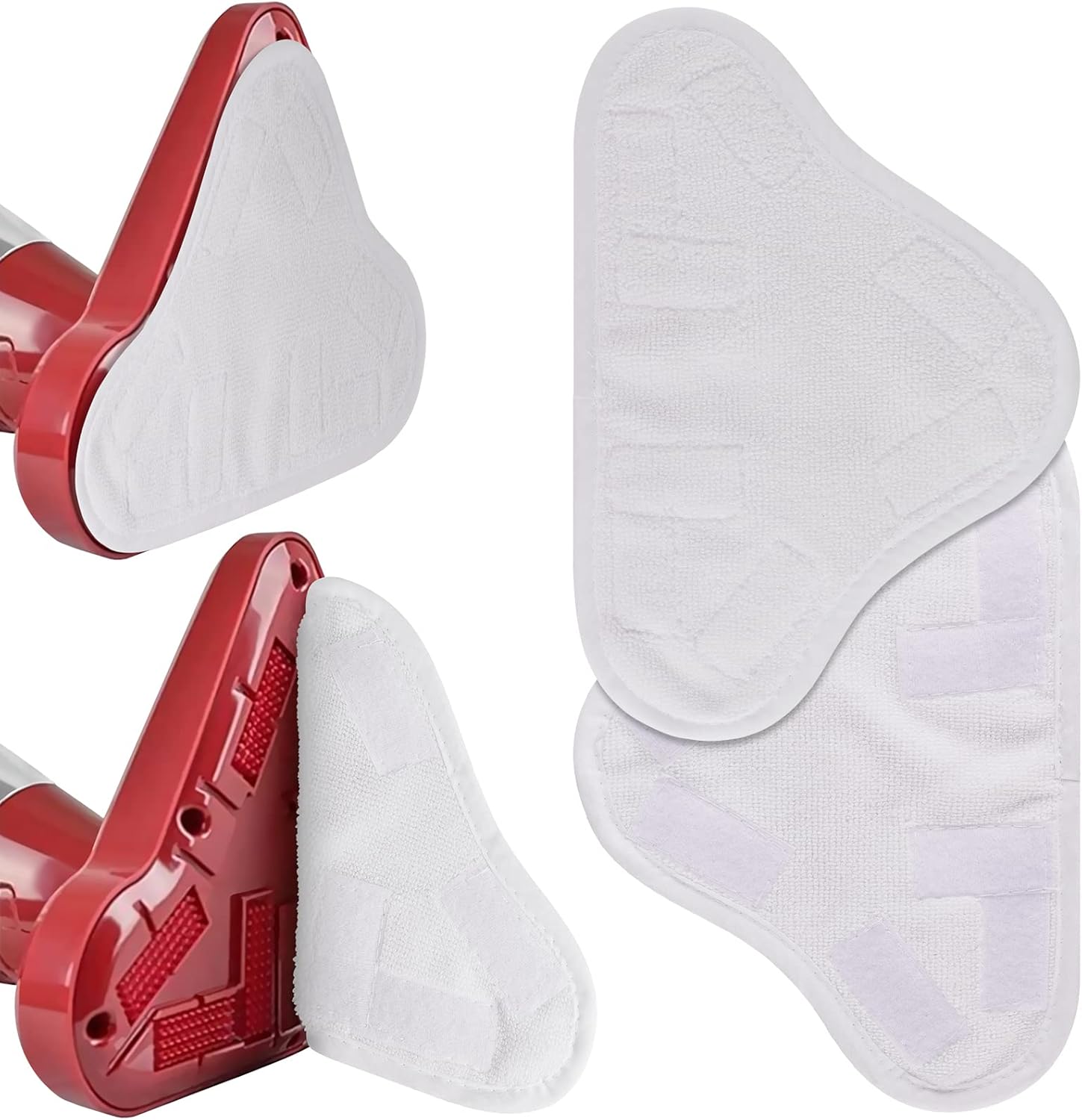 Microfiber Steam Mop Pad Replacement for H2O H20 Steam Cleaners - 8-Pack