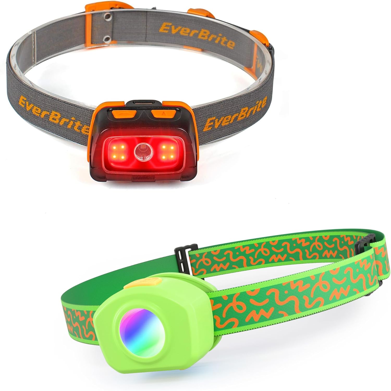 EverBrite 300 Lumens Headlamp - 7 Modes Rechargeable for Kids