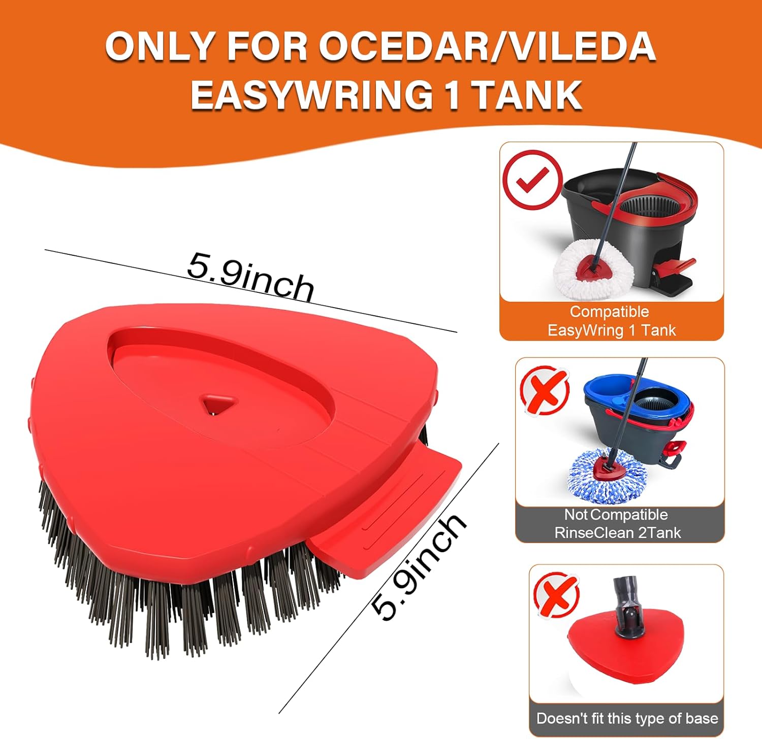 Fatmass Rotating Mop Brush Head