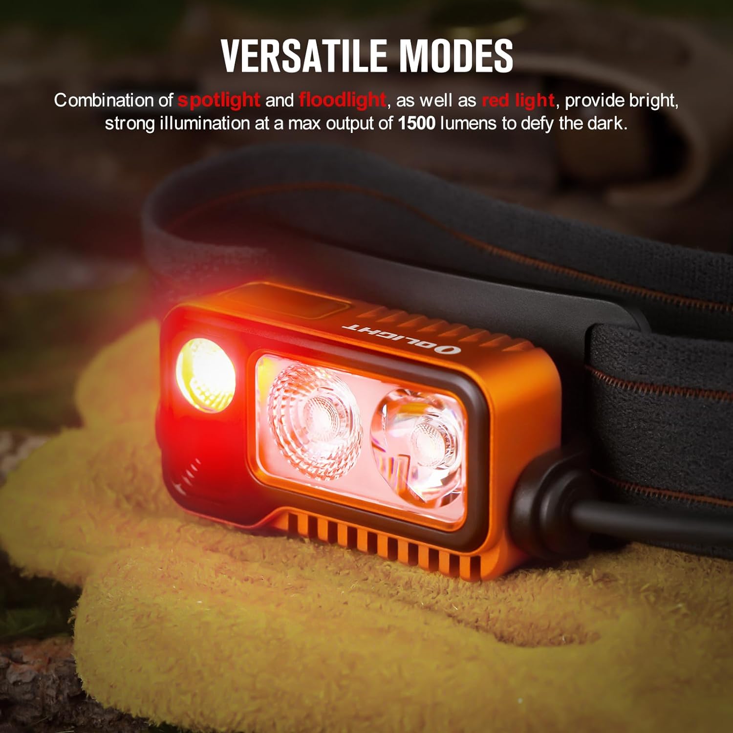 OLIGHT Array 2 Pro 1500 Lumens Headlamp Bundle