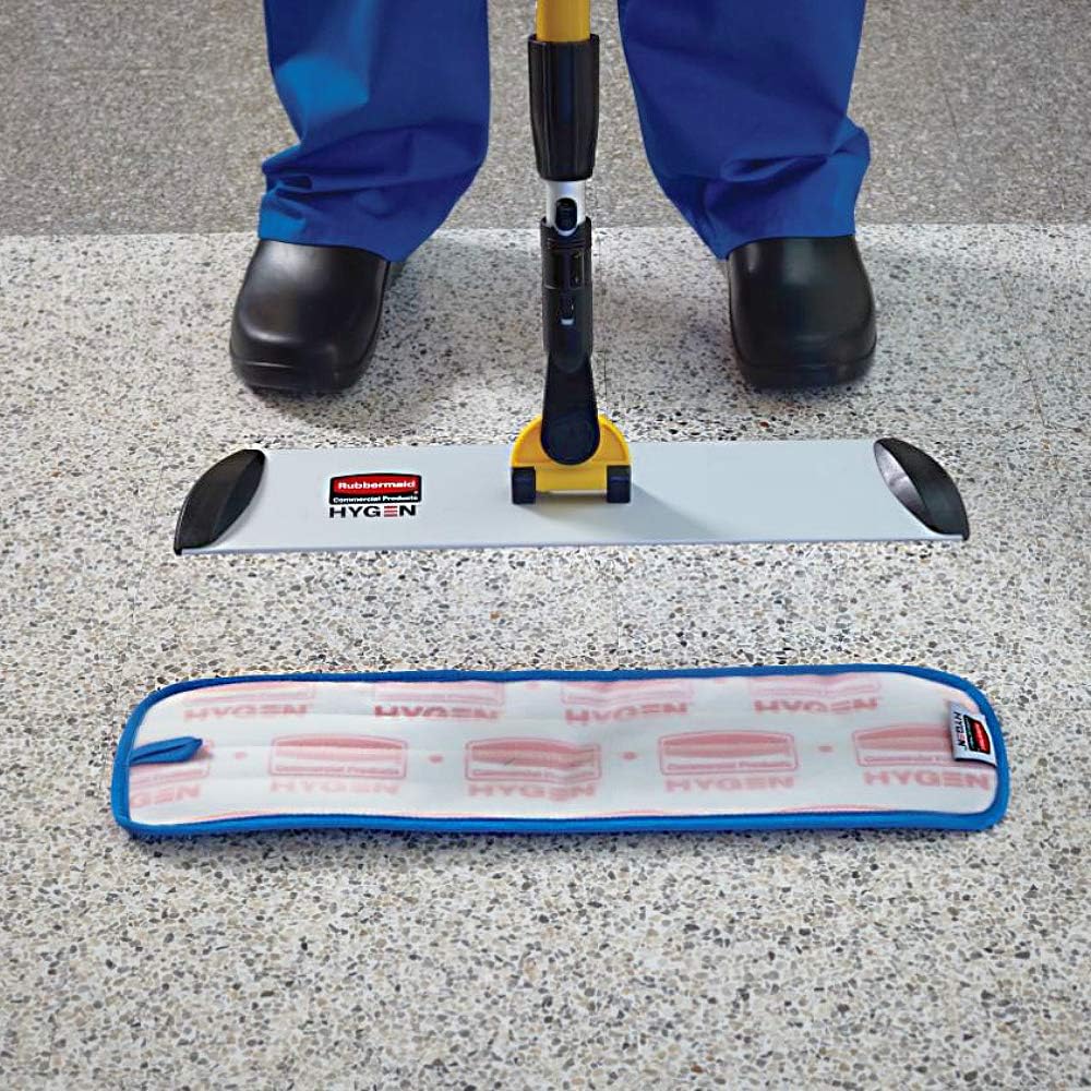 Rubbermaid HYGEN Microfiber Quick-Connect Mop Frame 18in Silver