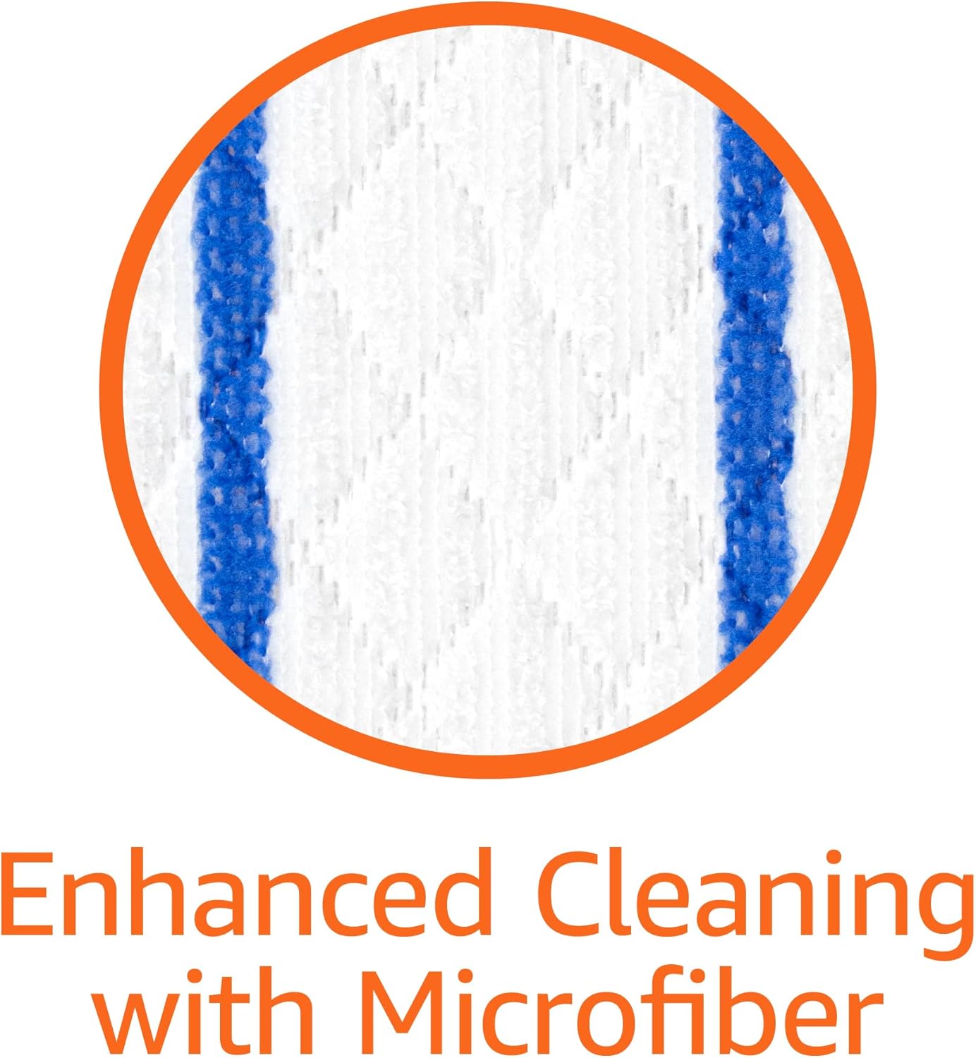 Amazon Basics Scrub-Free 12-Pack Mop Replacements