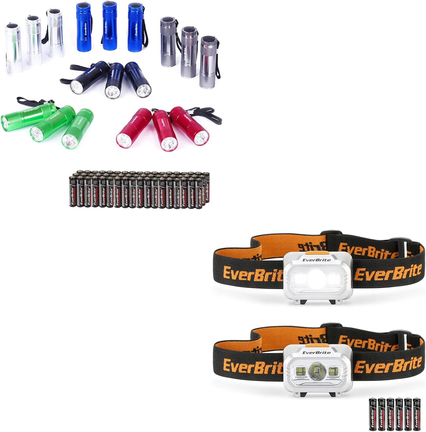 18-Pack EverBrite Mini LED Flashlights Bright Versatile and Durable