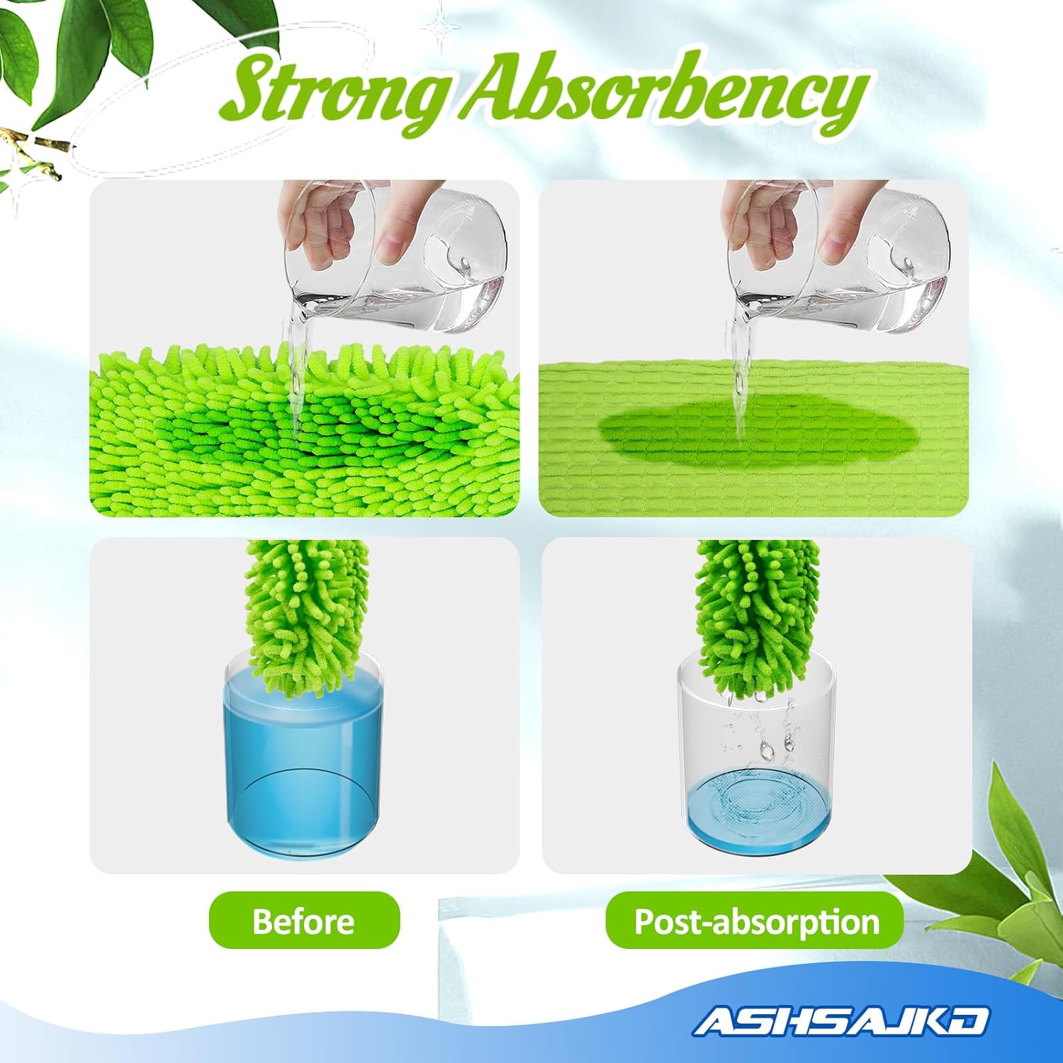 Reusable Microfiber Mop Pads 8-Pack for Swiffer Sweeper Soft Durable