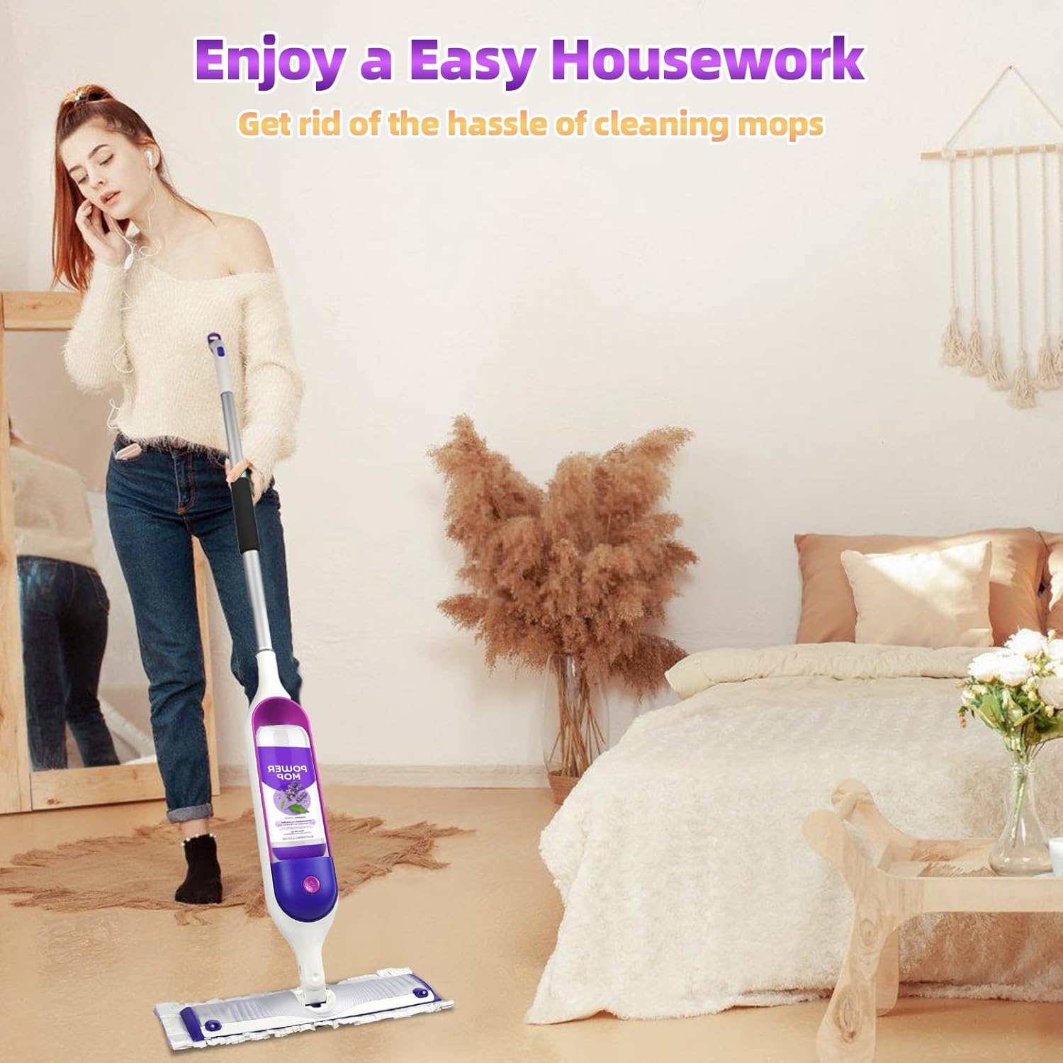 12 Pack Disposable Mop Pads for PowerMop Multi-Surface Floor Mop