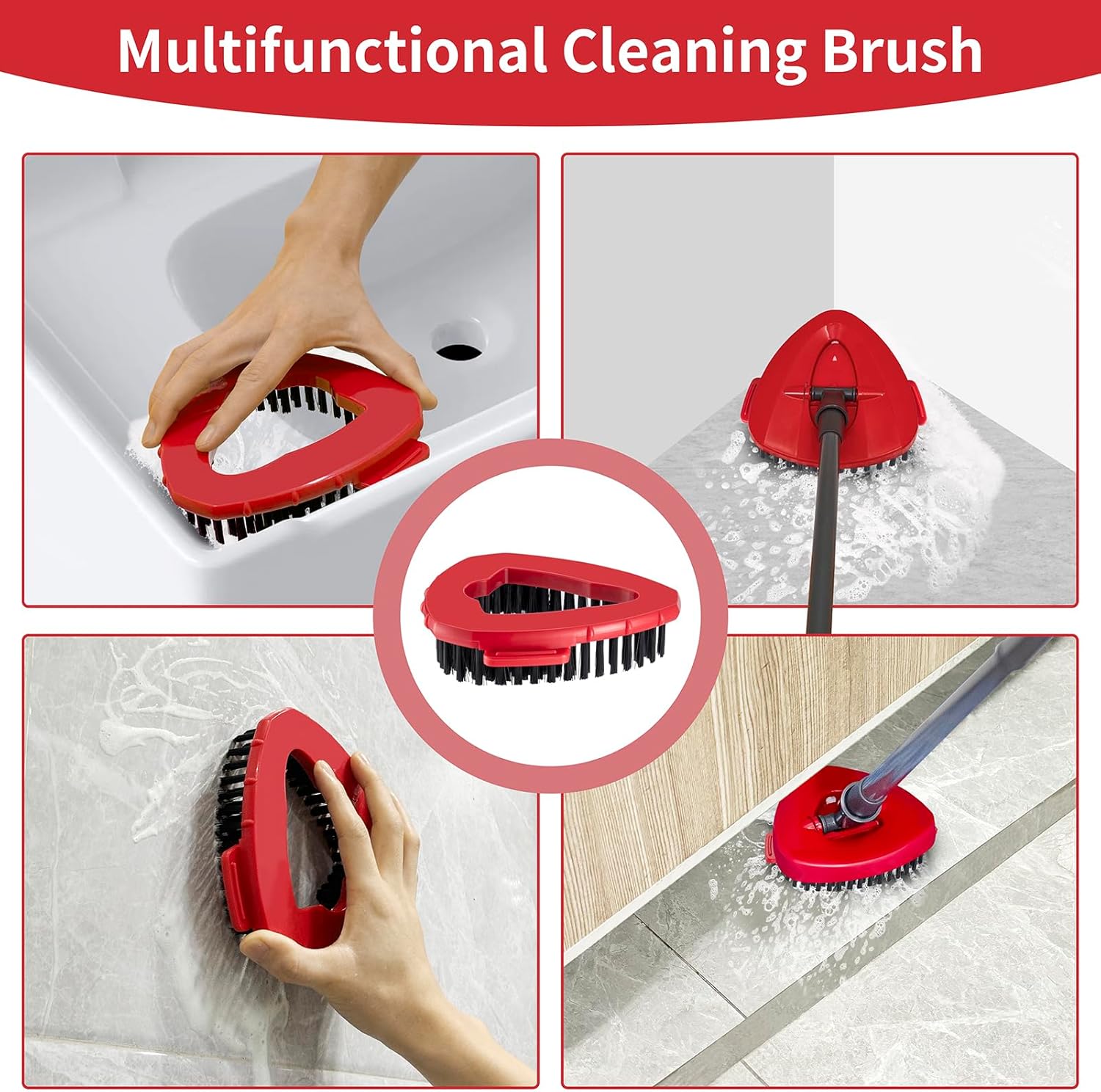 Scrub Brush Replacement Head for O Cedar Spin Mop