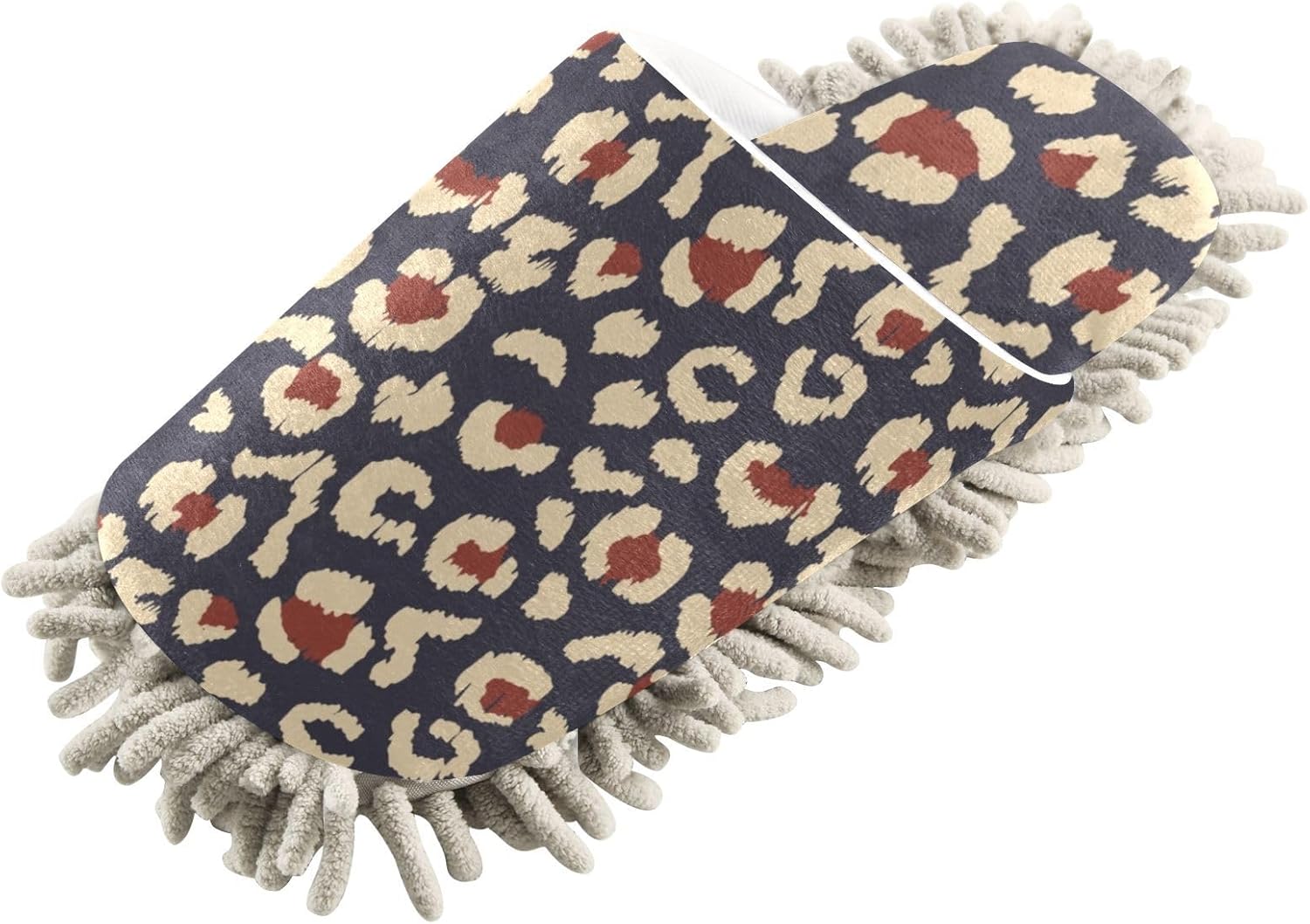 Kigai Microfiber Retro Leopard Floor Slippers