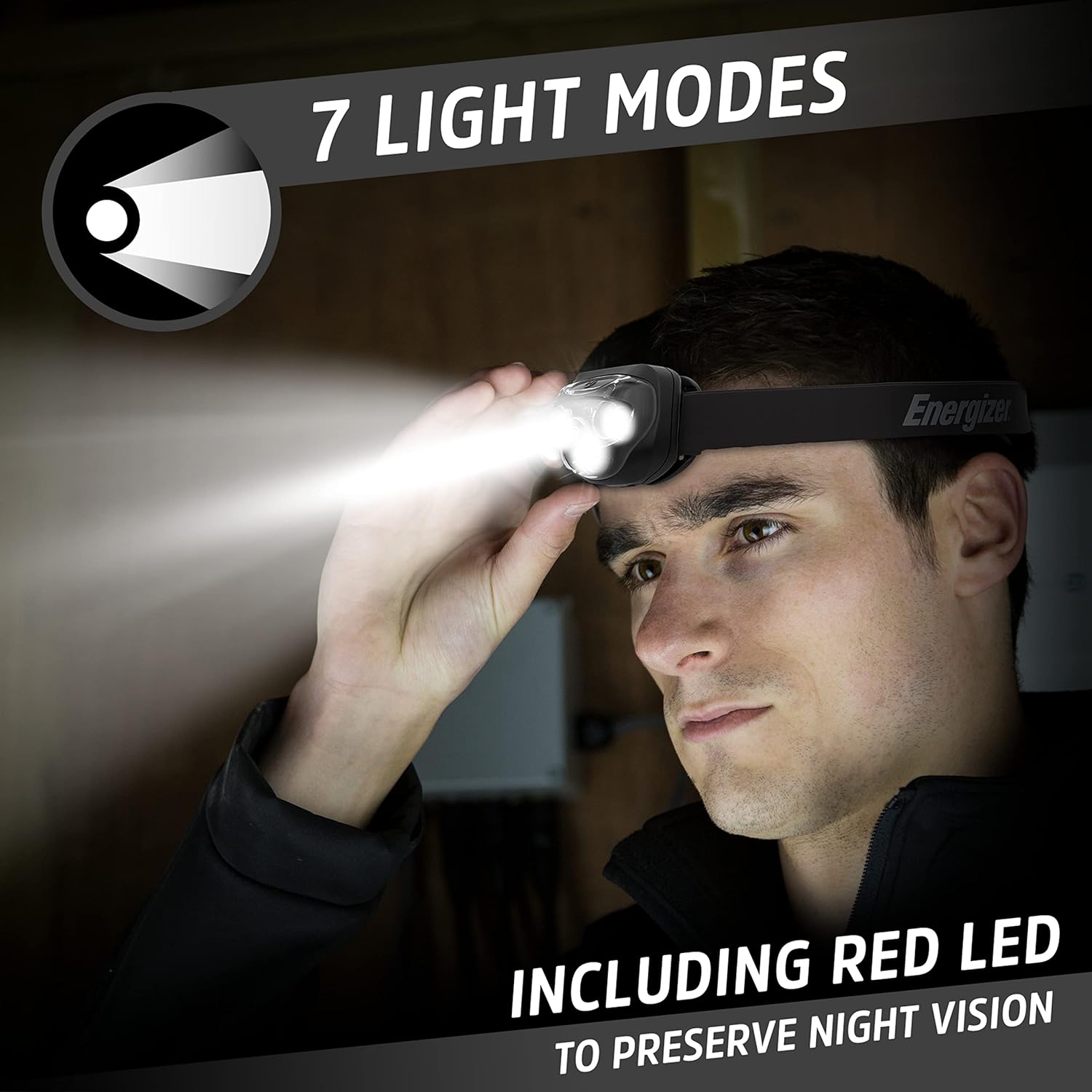 Energizer LED Headlamp PRO 2-Pack Durable Reliable for Survival Beyond