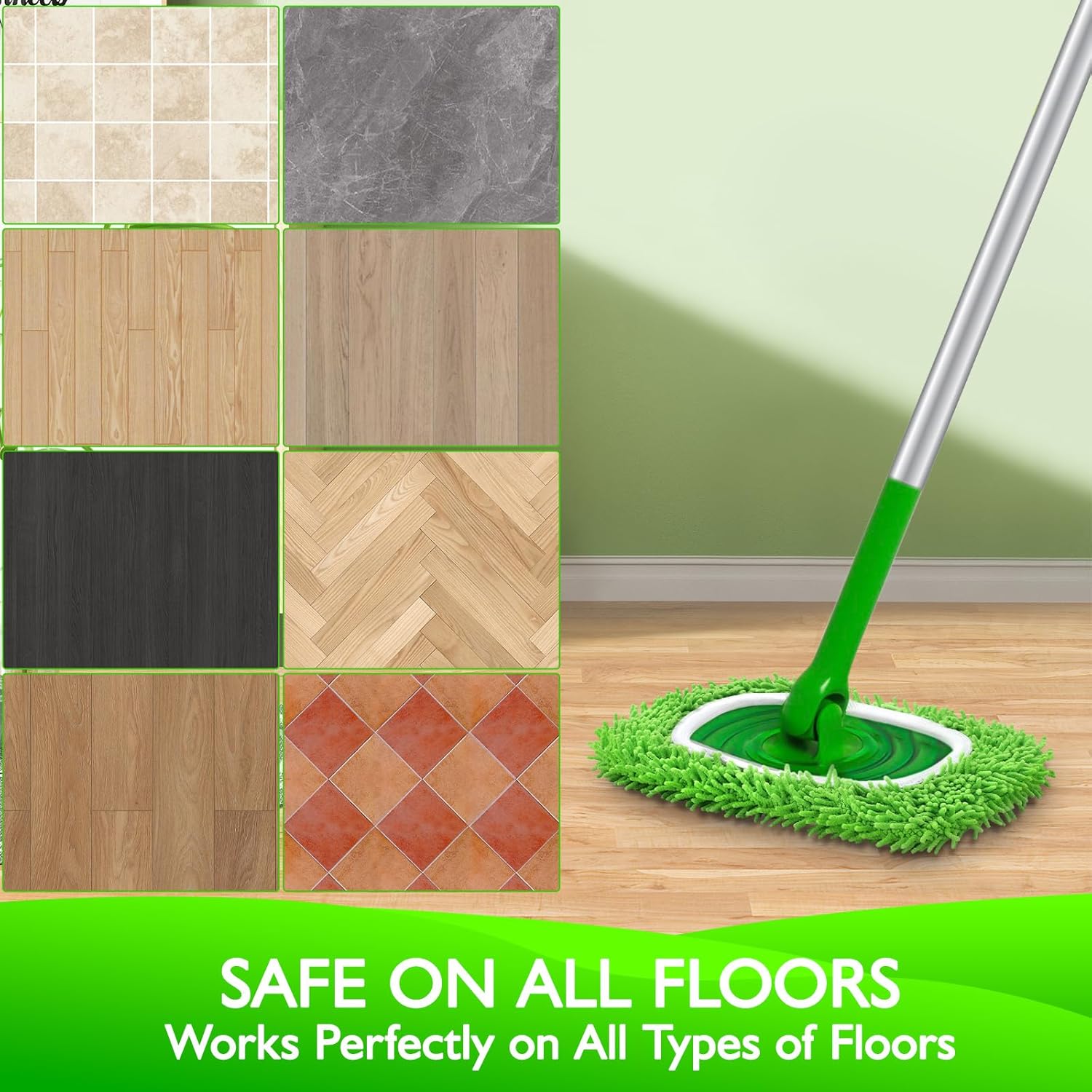 Reusable Microfiber Mop Pad