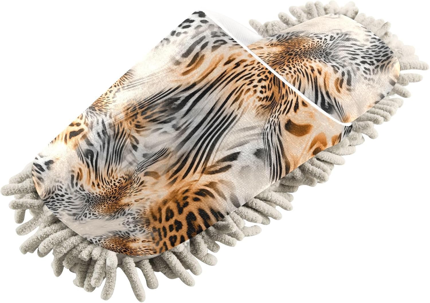 Kigai Microfiber Slippers with Leopard Design